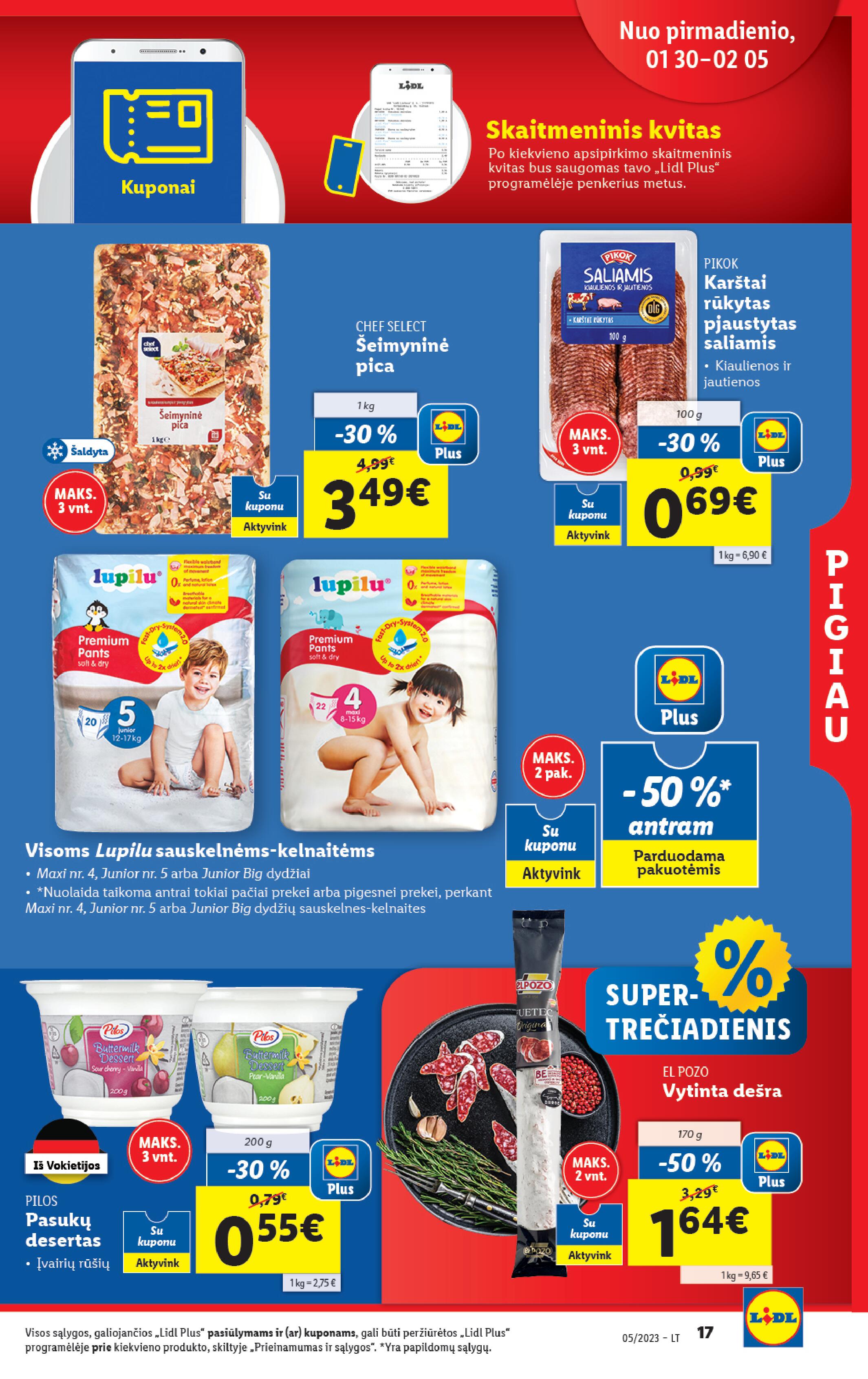 Naujausias LIDL kaininis katalogas 2023.01.30 - 2023.02.05