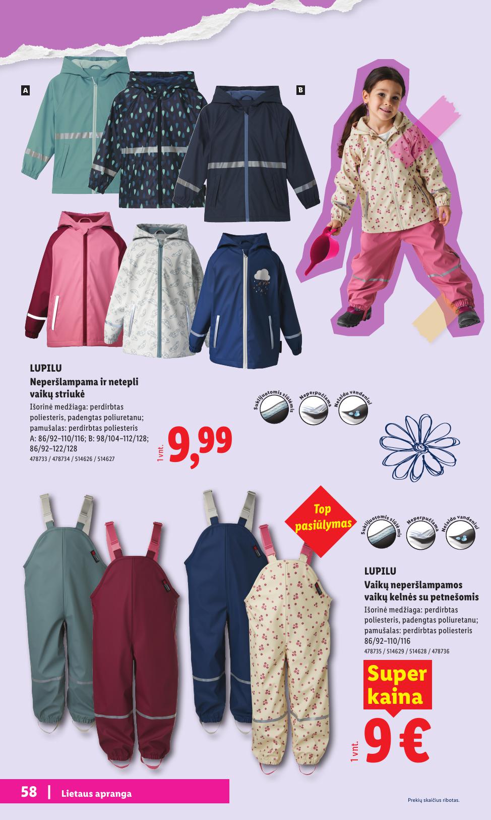 LIDL mokyklinių prekių katalogas "Atgal į mokyklą"