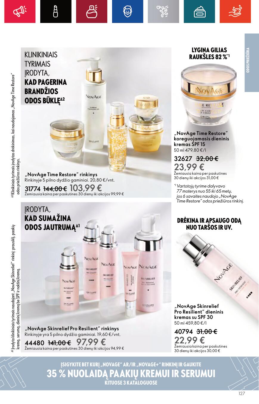 Naujas ORIFLAME katalogas galioja 2023.09.13 - 2023.10.03