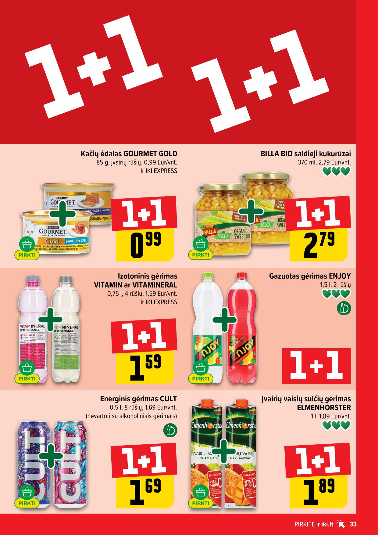 IKI SAVAITĖLĖ akcijų ir nuolaidų leidinys Nr.33 2026.08.10 - 2026.08.16