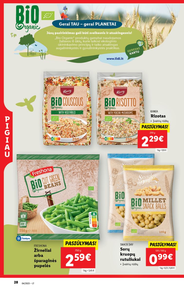 Naujausias LIDL kaininis katalogas 2023.01.23 - 2023.01.29
