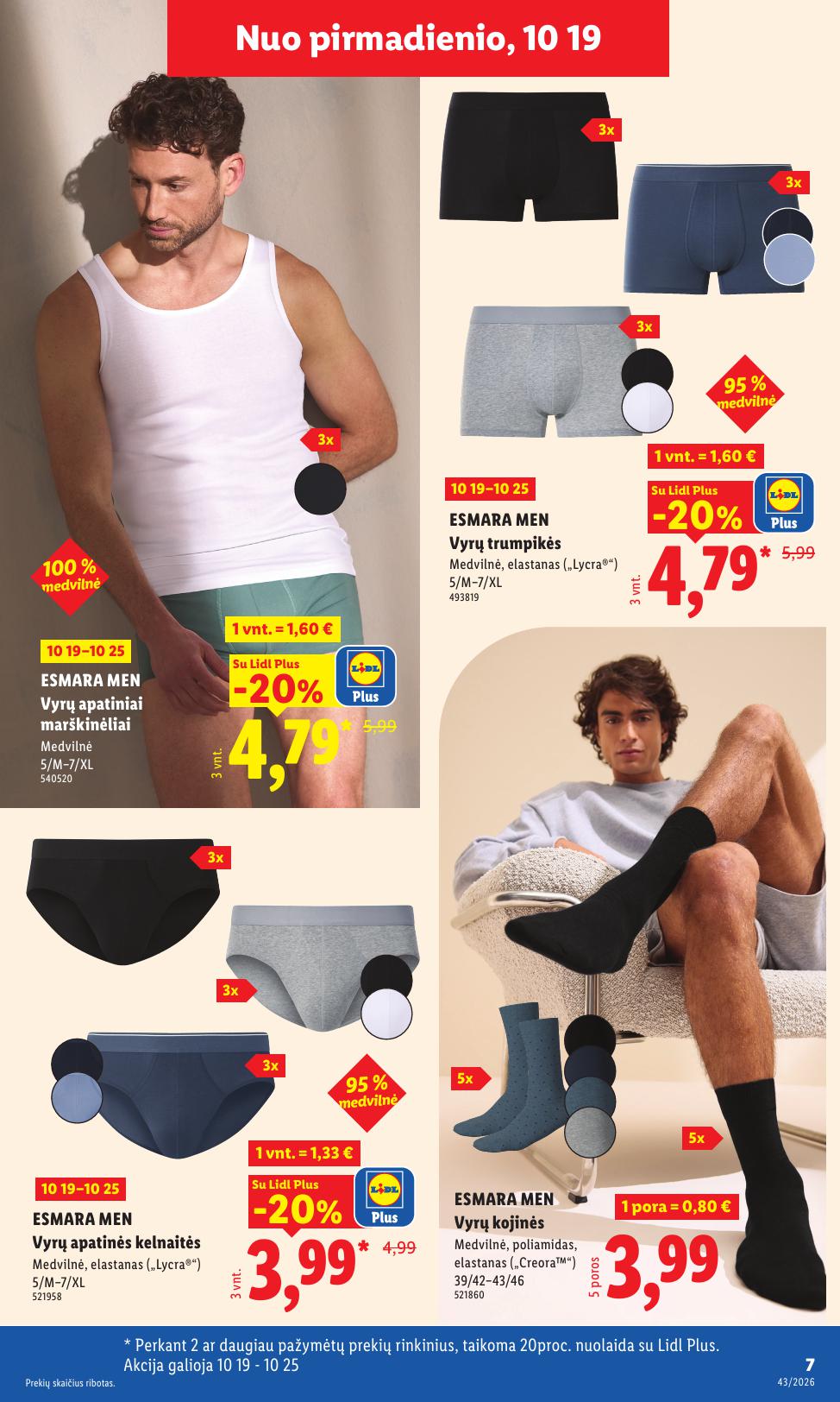 LIDL ne maisto prekių leidinys 2026.10.19 - 2026.10.25