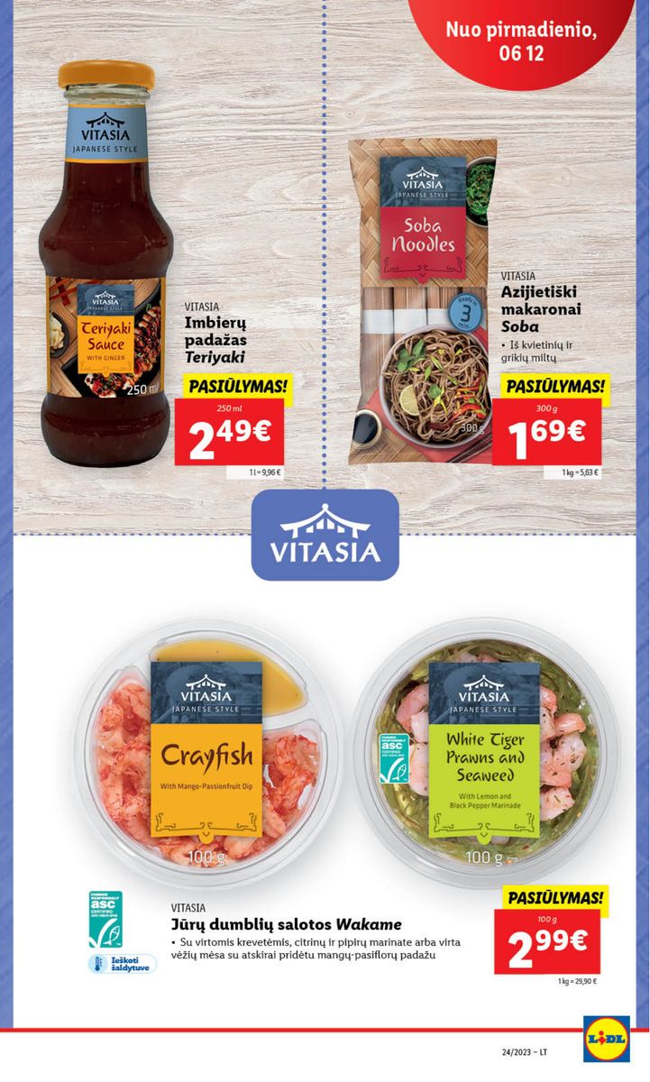 Naujausias LIDL kaininis katalogas 2023.06.12 - 2023.06.18