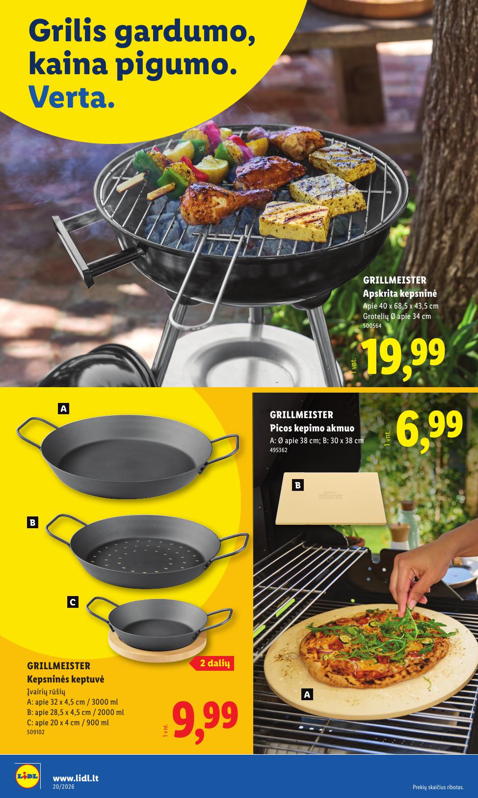 LIDL ne maisto prekių leidinys 2026.05.11 - 2026.05.17