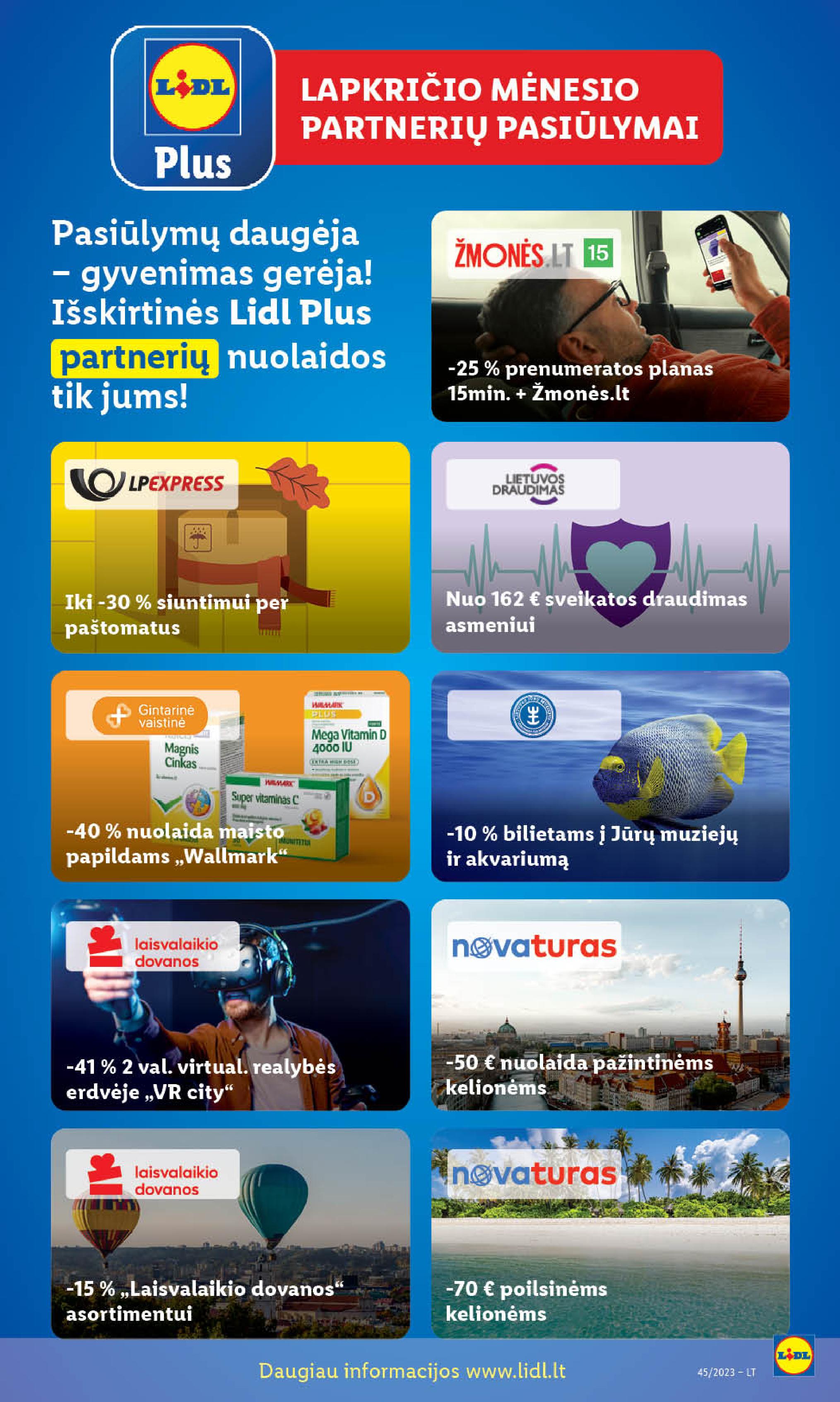 Naujausias LIDL kaininis katalogas 2023.11.06 - 2023.11.12
