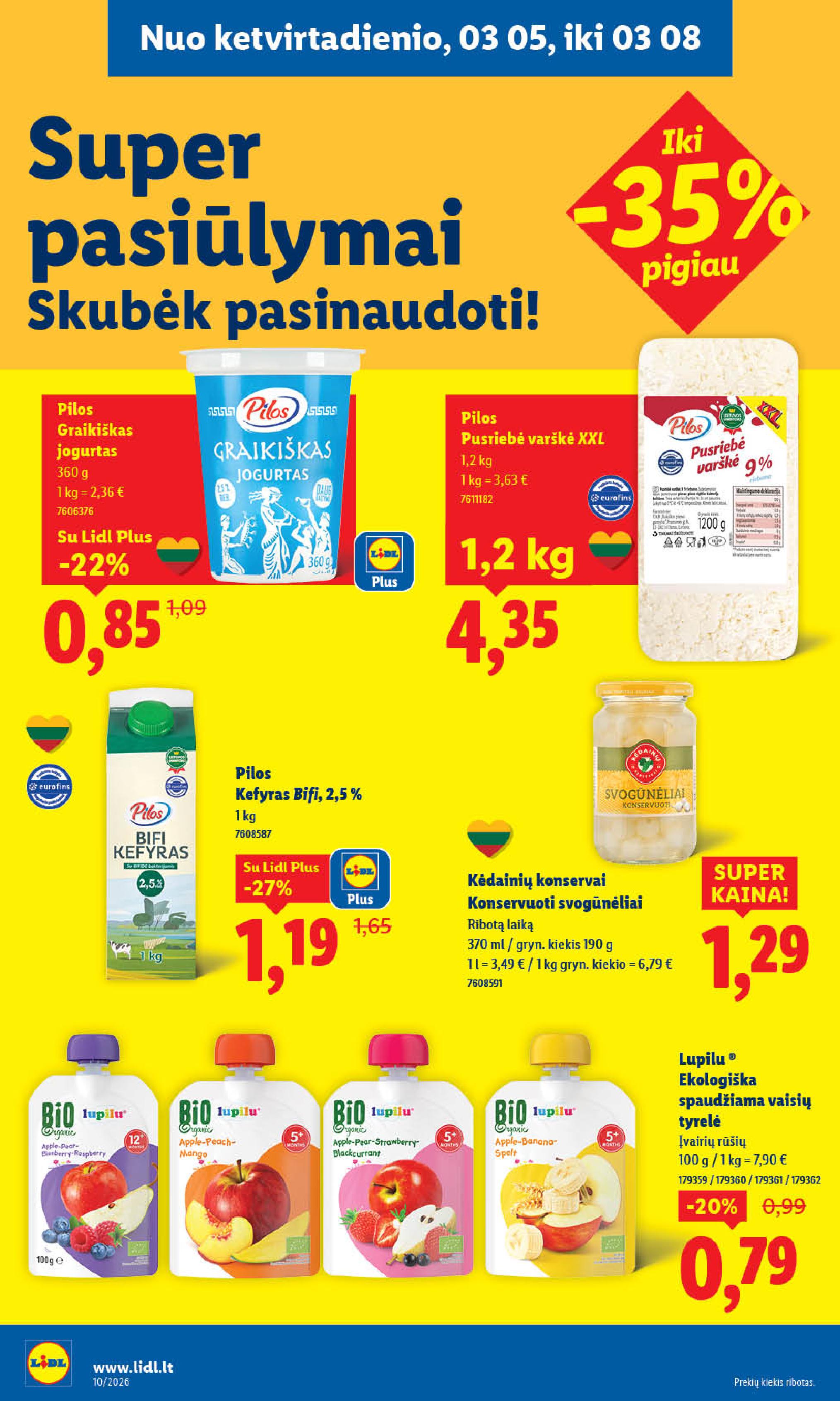 LIDL akcijų ir nuolaidų leidinys 2026.03.02 - 2026.03.08