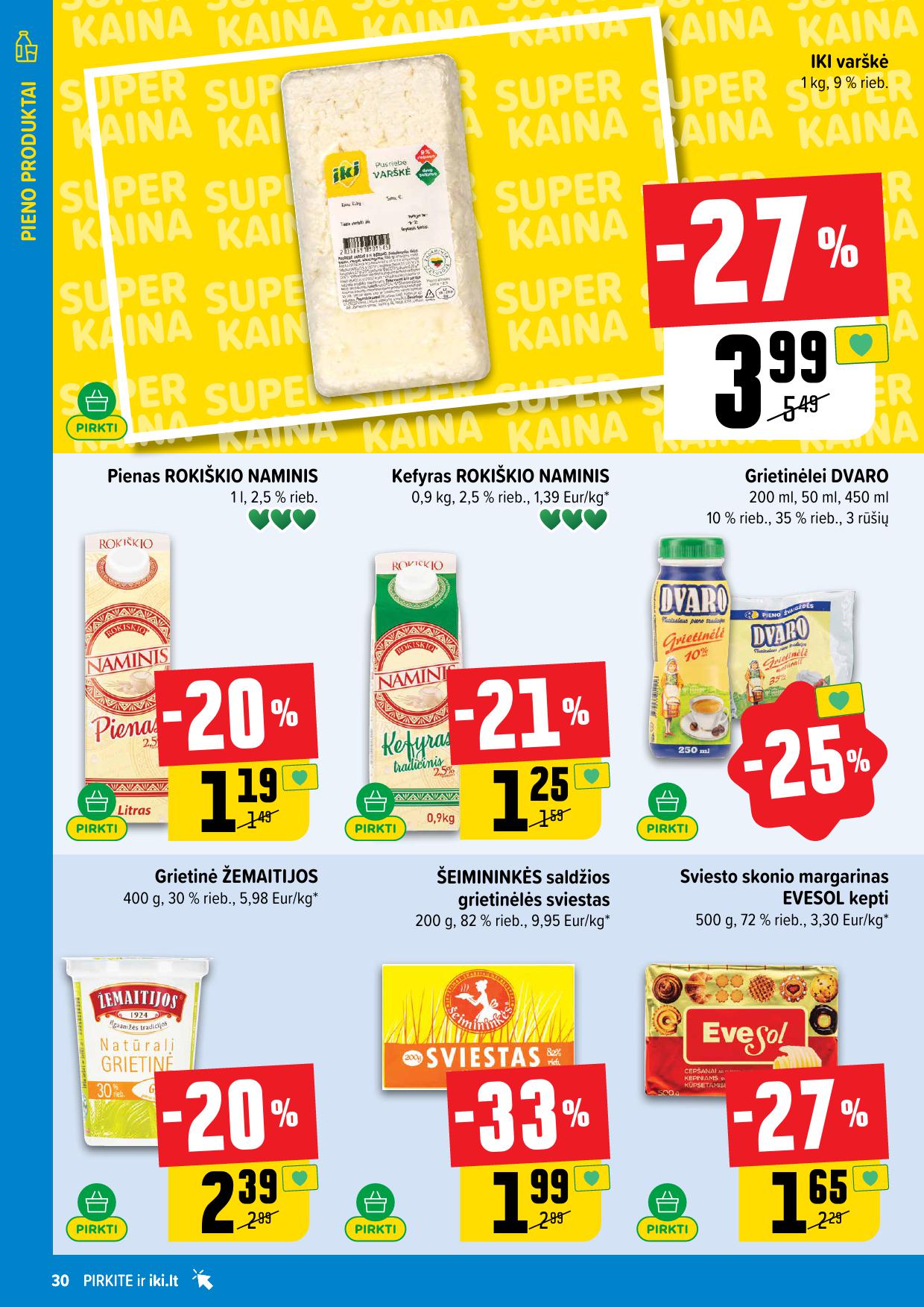 Naujausias IKI kaininis katalogas 2026.02.23 - 2026.03.01