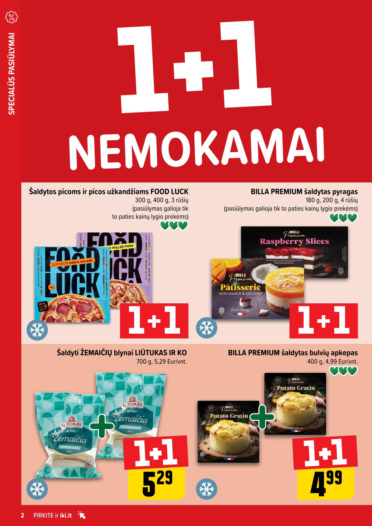 IKI akcijų leidinukas "Daugiau yra pigiau 1+1 nemokamai" 2025.07.07 - 2025.07.13
