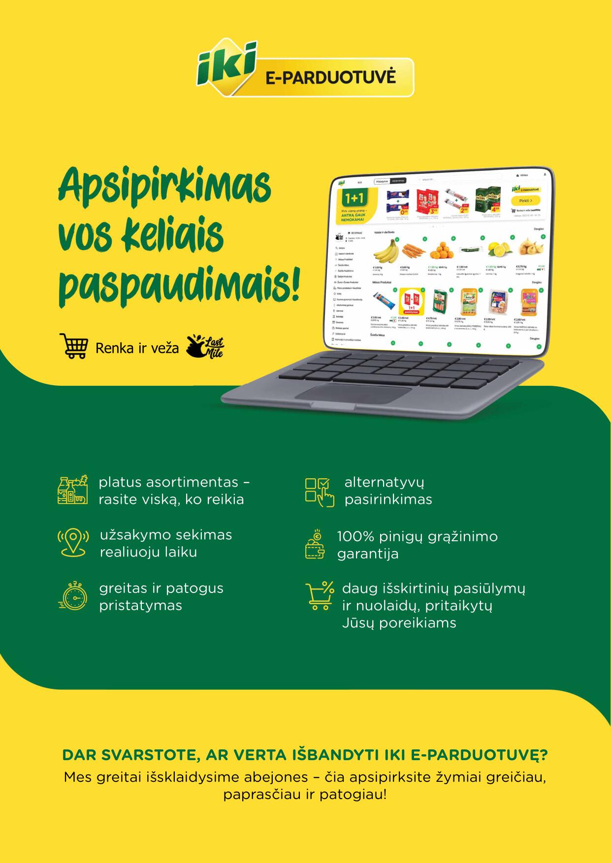 Naujausias IKI kaininis katalogas 2023.04.10 - 2023.04.16