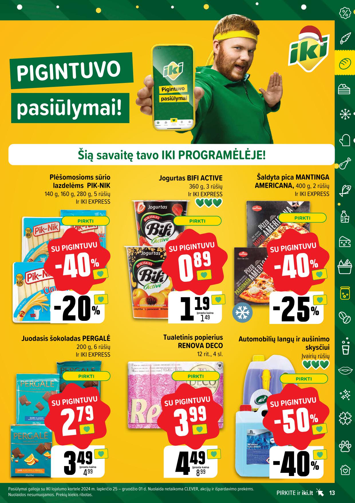 Naujausias IKI kaininis katalogas 2024.11.25 - 2024.12.01
