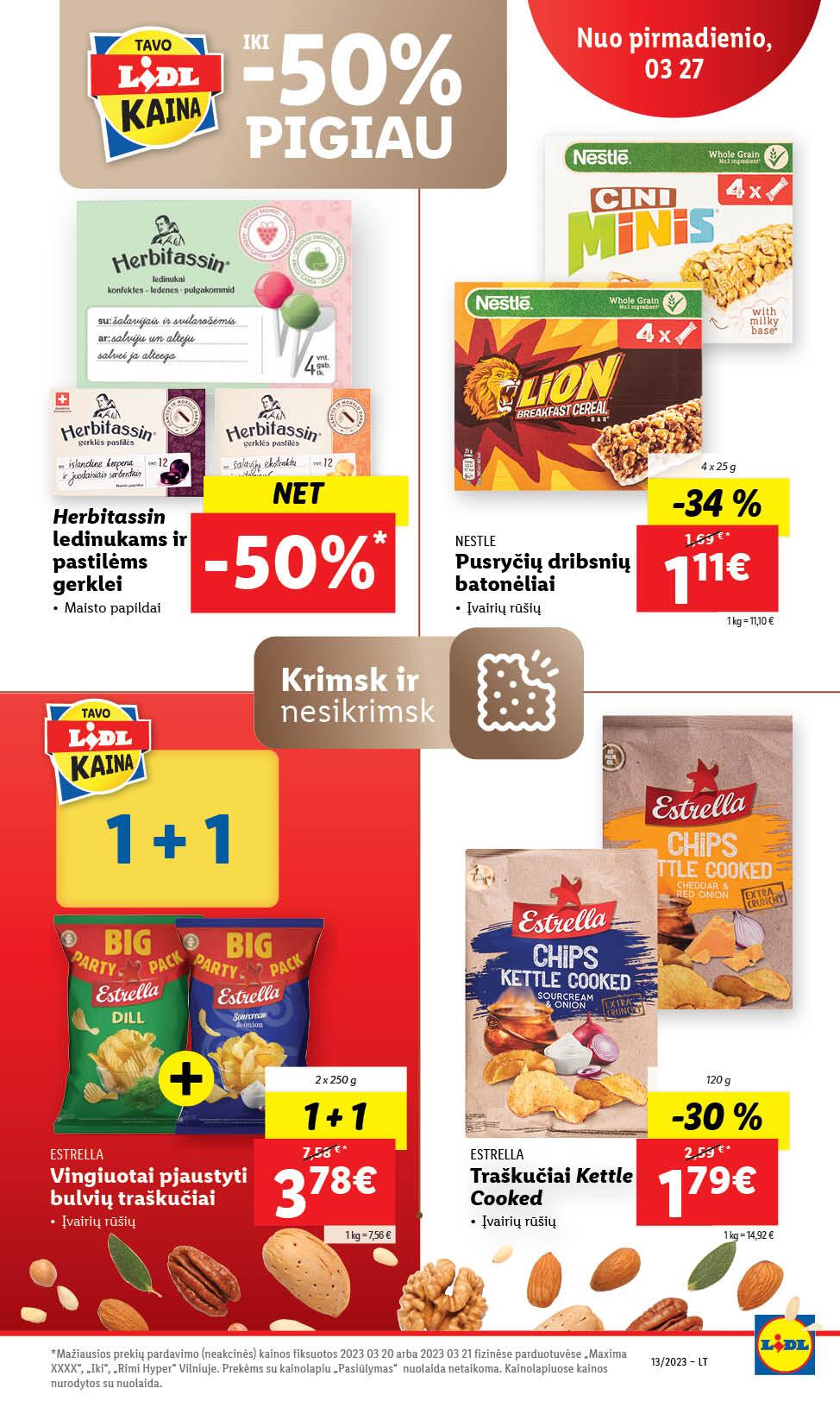 Naujausias LIDL kaininis katalogas 2023.03.16 - 2023.04.02