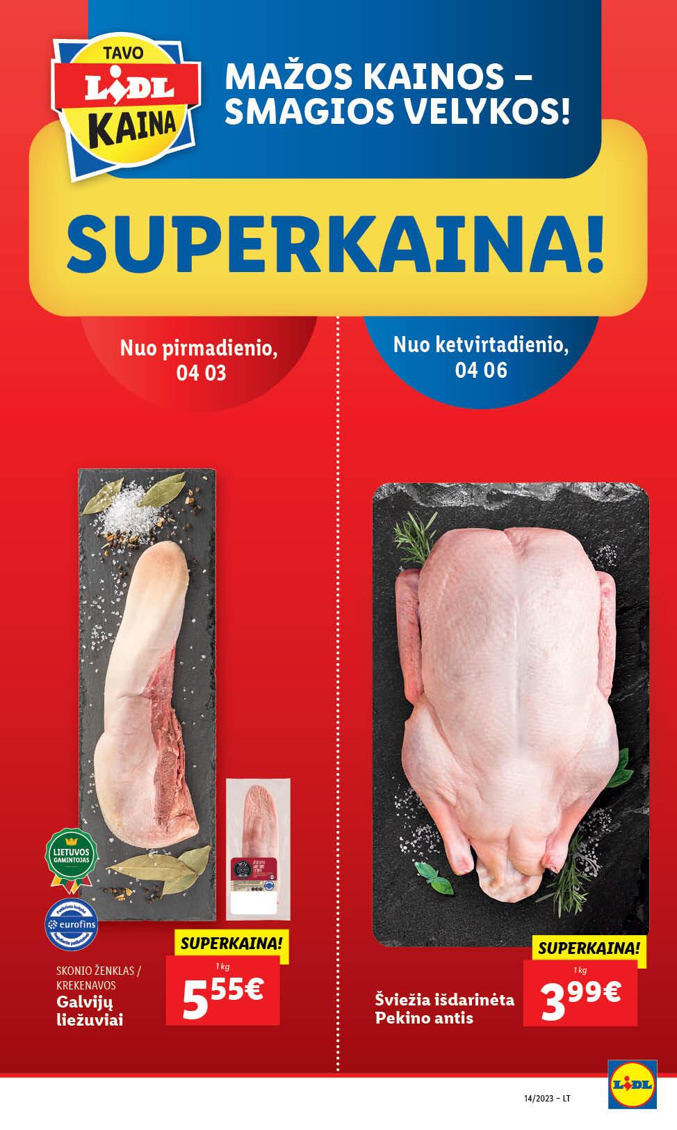Naujausias LIDL kaininis katalogas 2023.01.16 - 2023.01.22