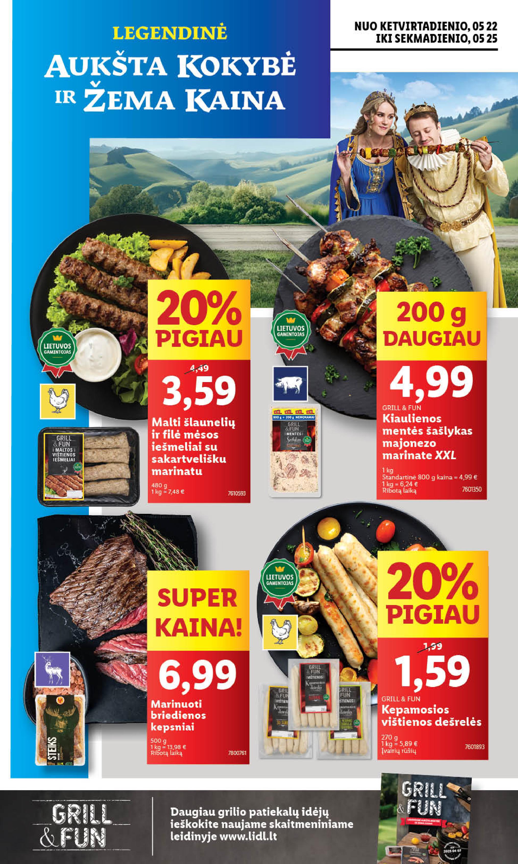 Naujausias LIDL kaininis katalogas 2025.05.19 - 2025.05.25