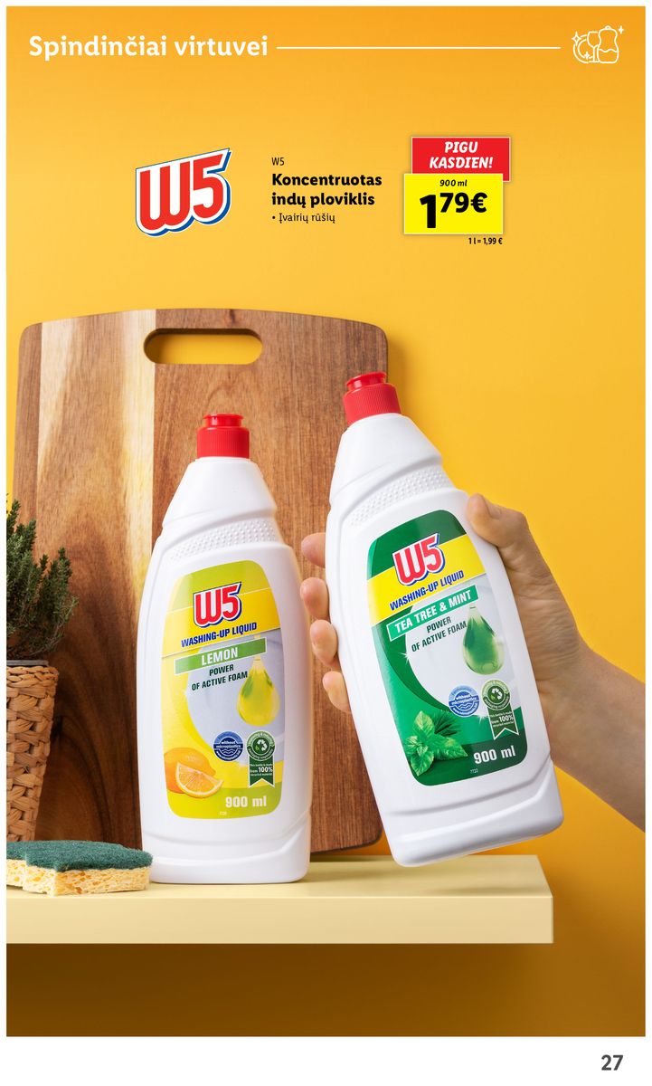 LIDL švaros prekių katalogas "Švaros festivalis" galioja nuo 2023.02.09