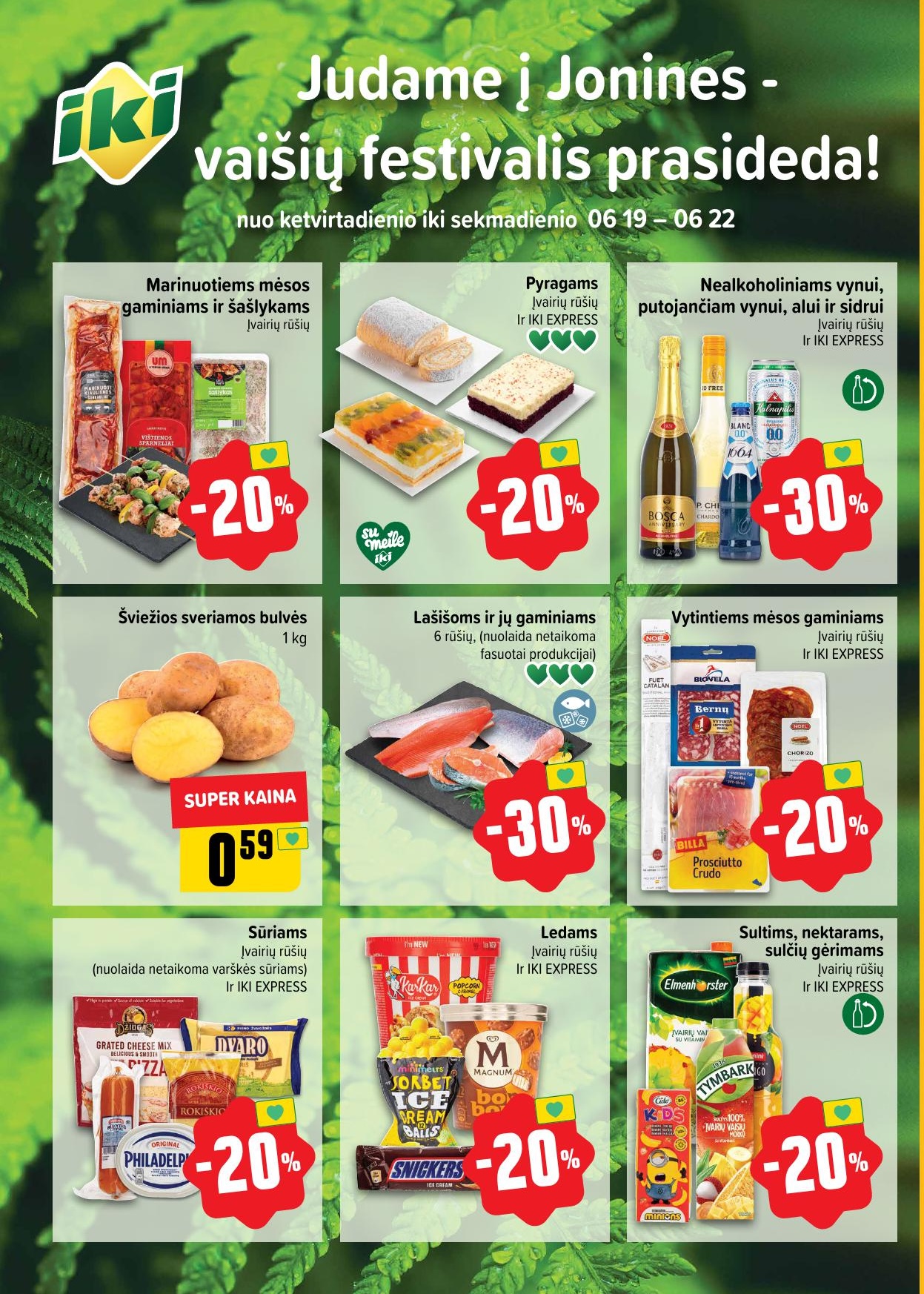Naujausias IKI kaininis katalogas 2025.06.16 - 2025.06.22