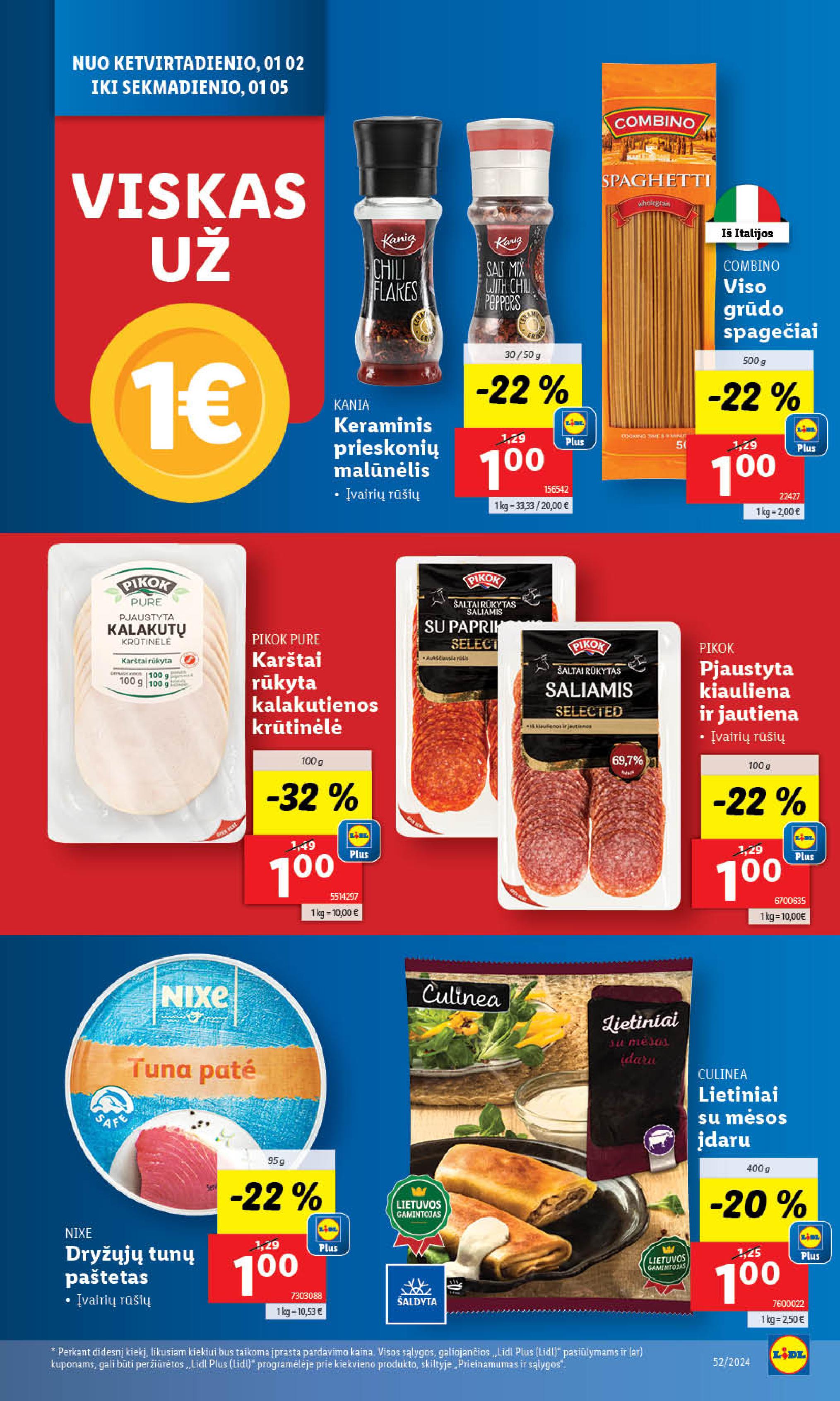 Naujausias LIDL kaininis katalogas 2024.12.26 - 2025.01.05