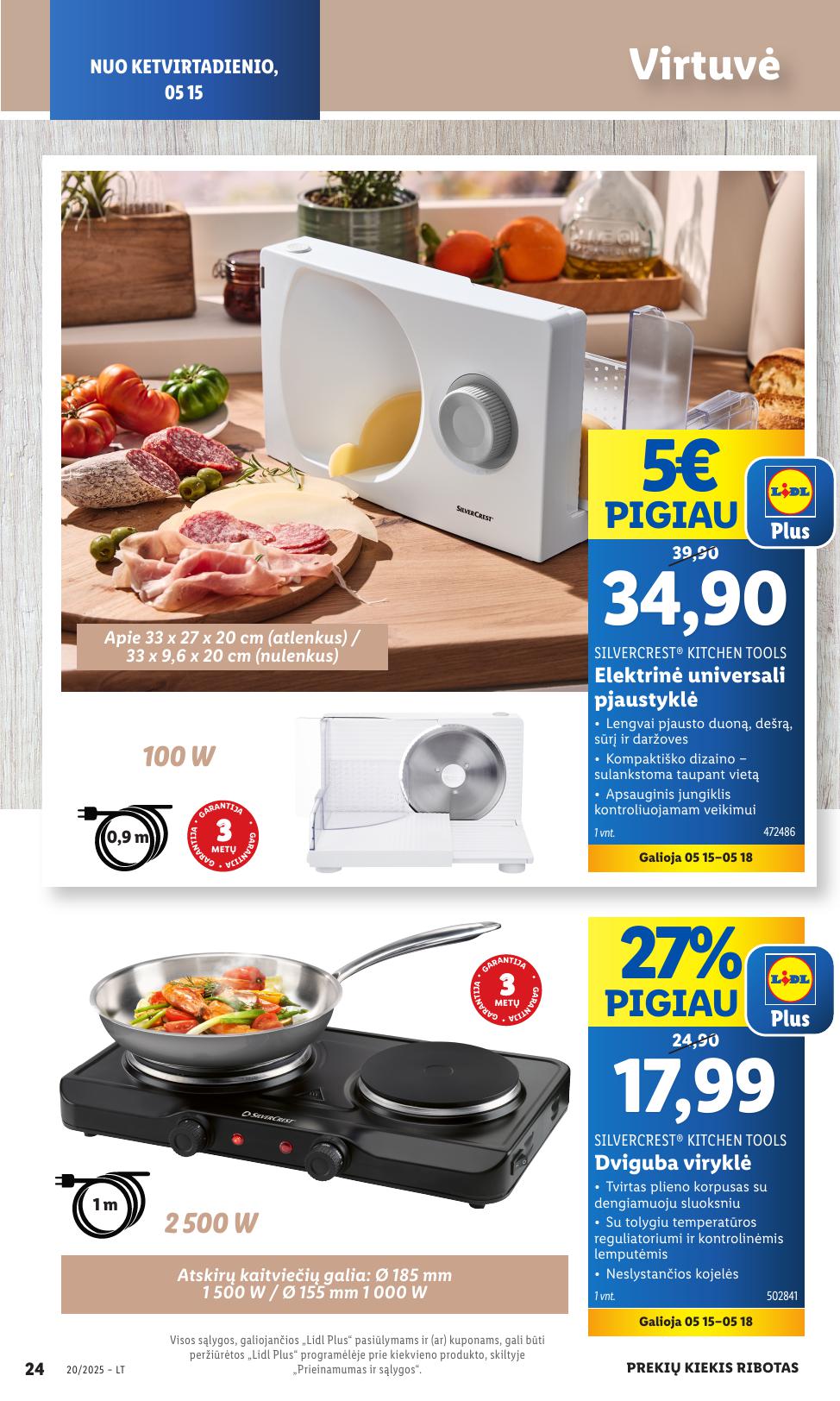 LIDL ne maisto prekių leidinys 2025.05.12 - 2025.05.18