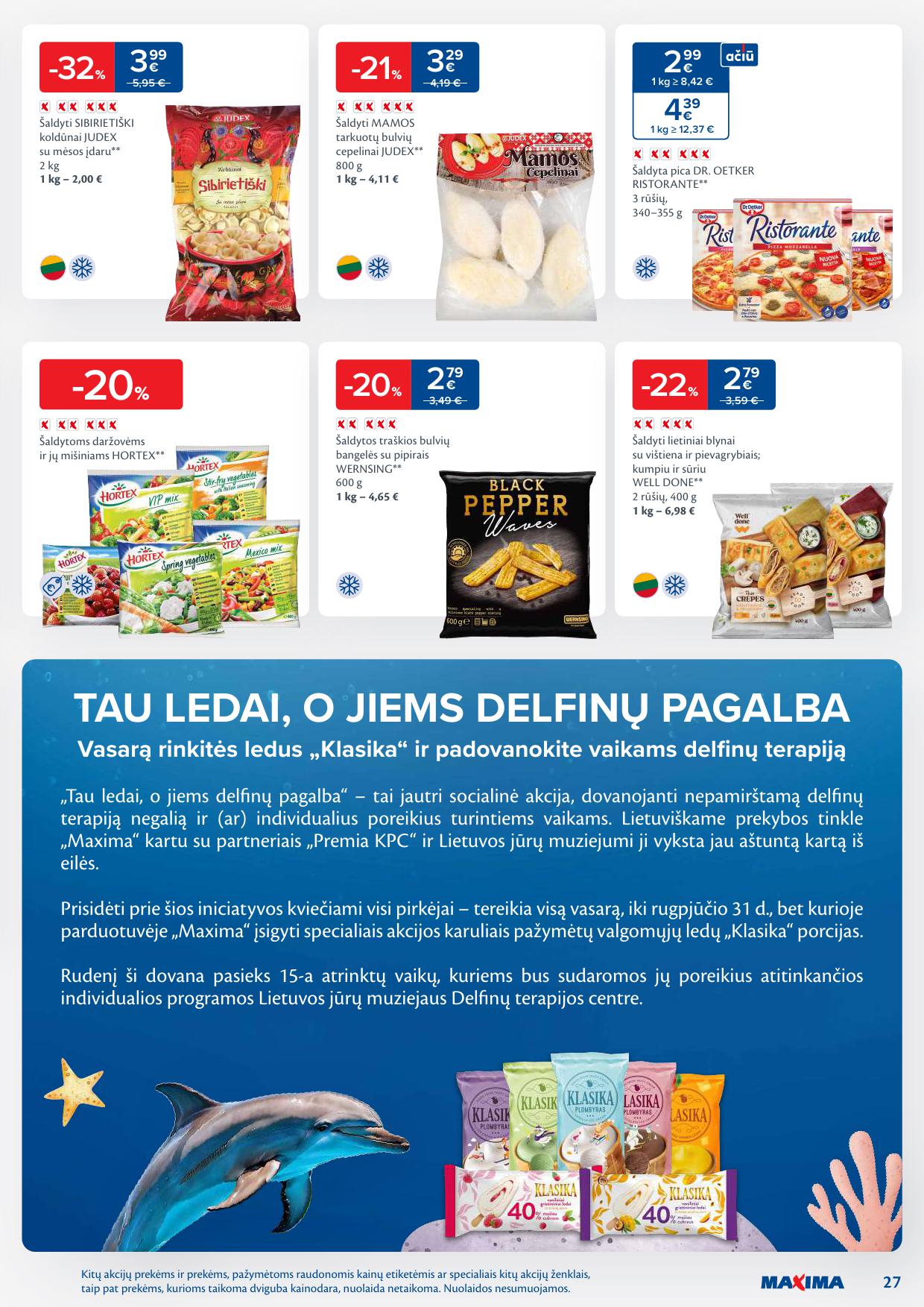 Naujausias MAXIMA kaininis katalogas 2025.07.22 - 2025.07.28