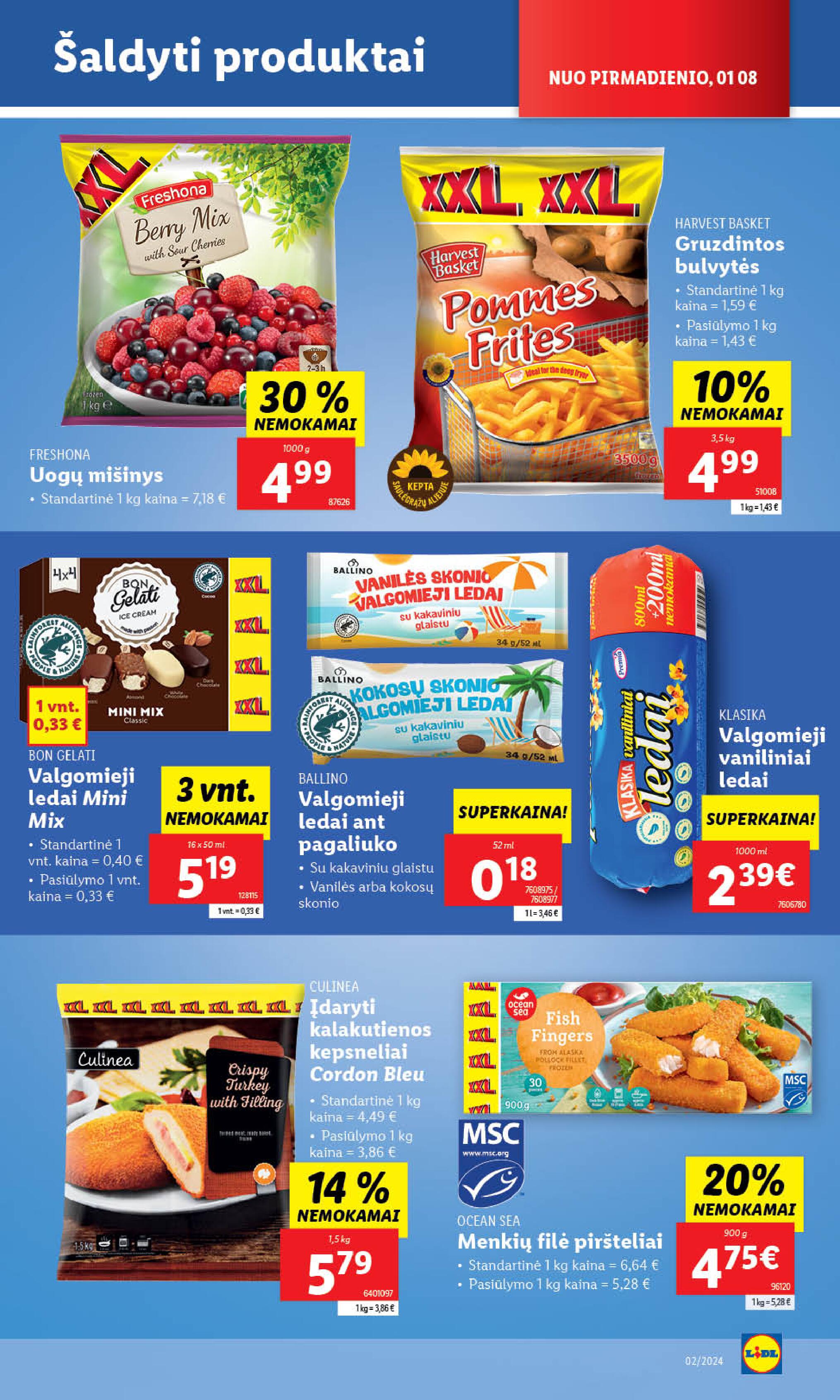 Naujausias LIDL kaininis katalogas 2024.01.08 - 2024.01.14