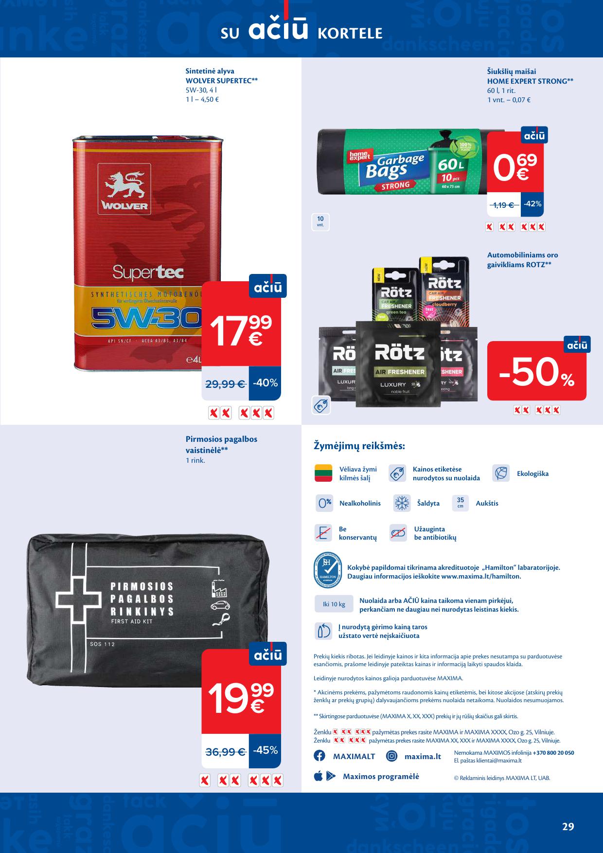 MAXIMA akcijų ir nuolaidų leidinys Nr.10 2026.03.03 - 2026.03.09
