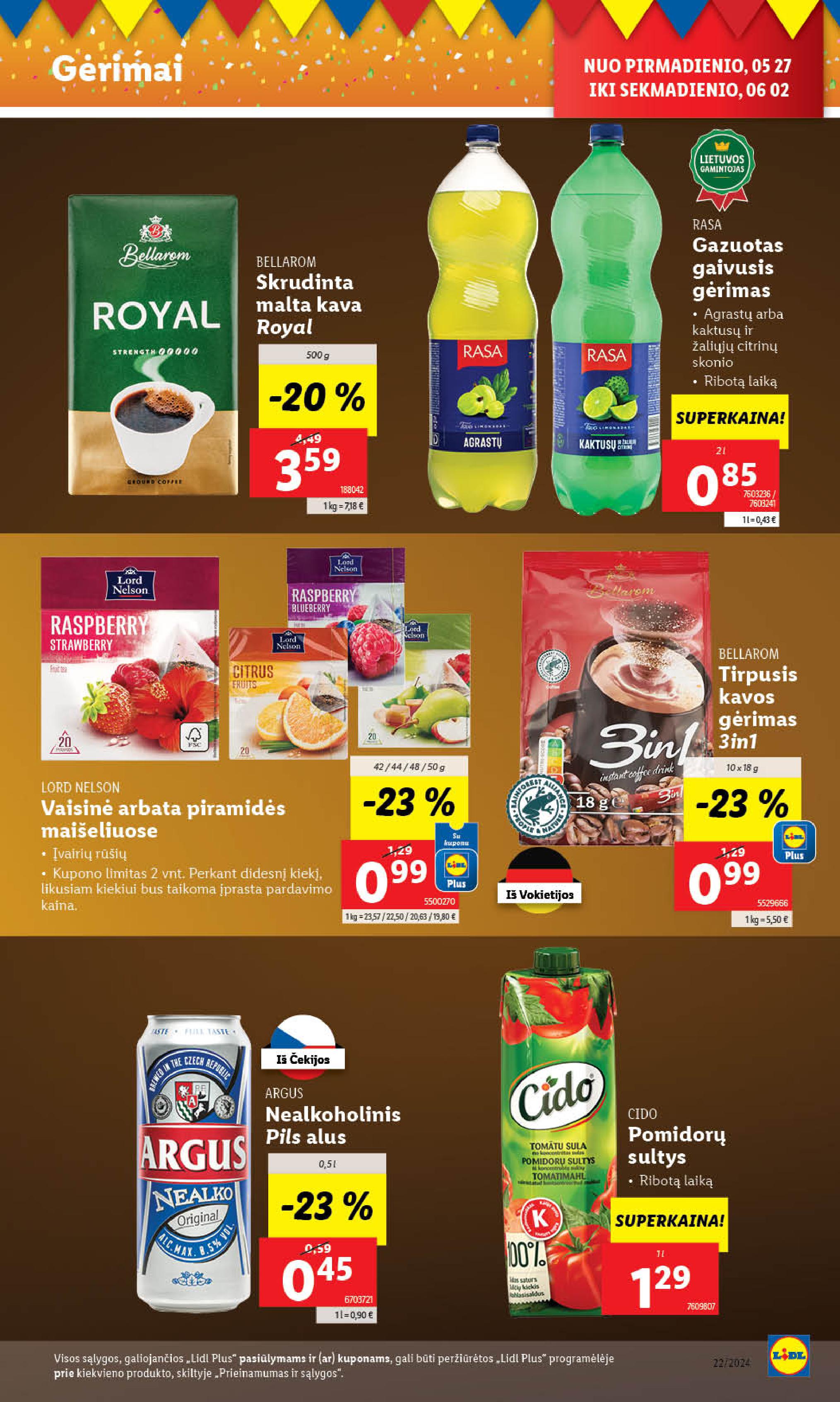 Naujausias LIDL kaininis katalogas 2024.05.27 - 2024.06.02