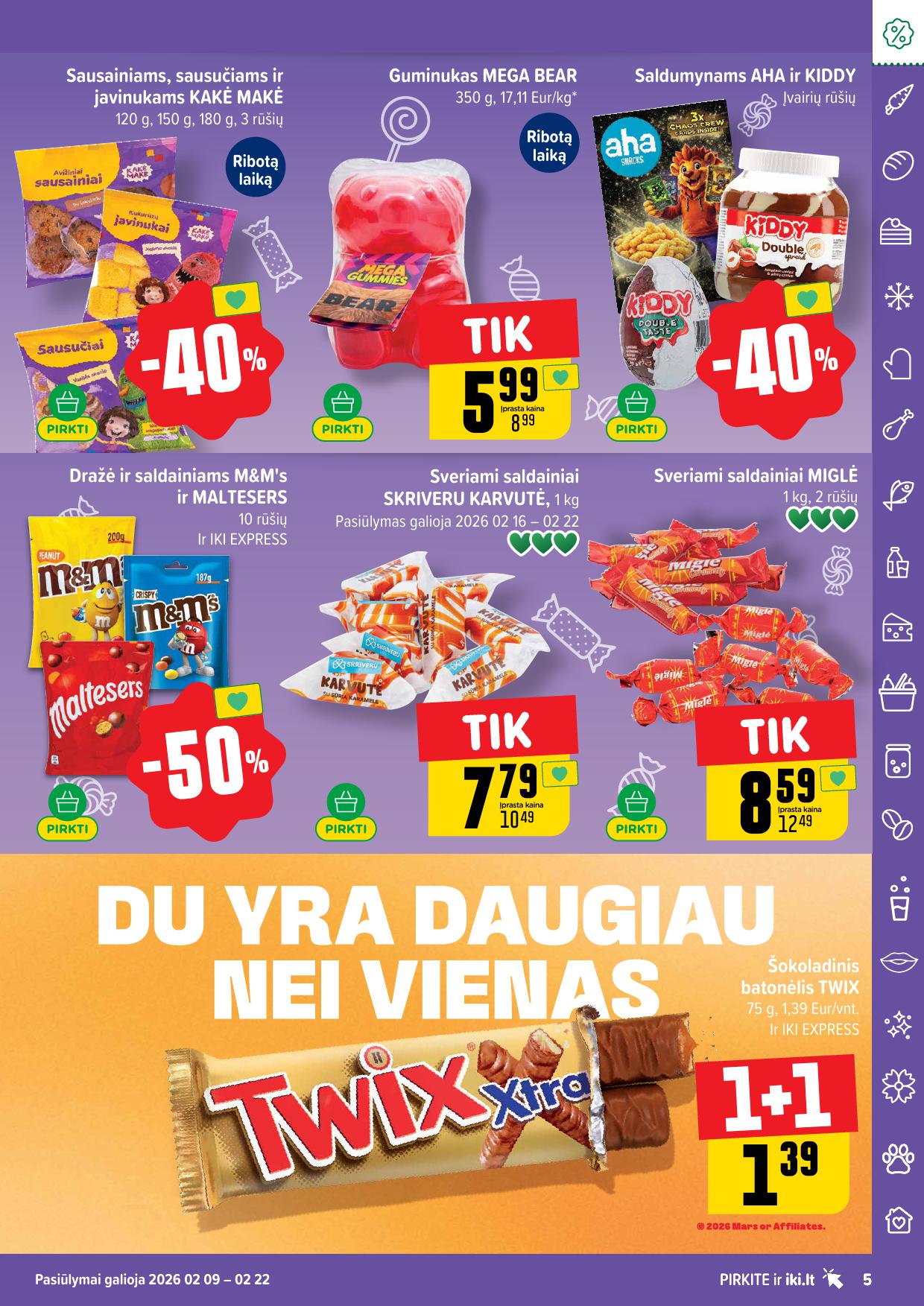 Naujausias IKI kaininis katalogas 2026.02.16 - 2026.02.22