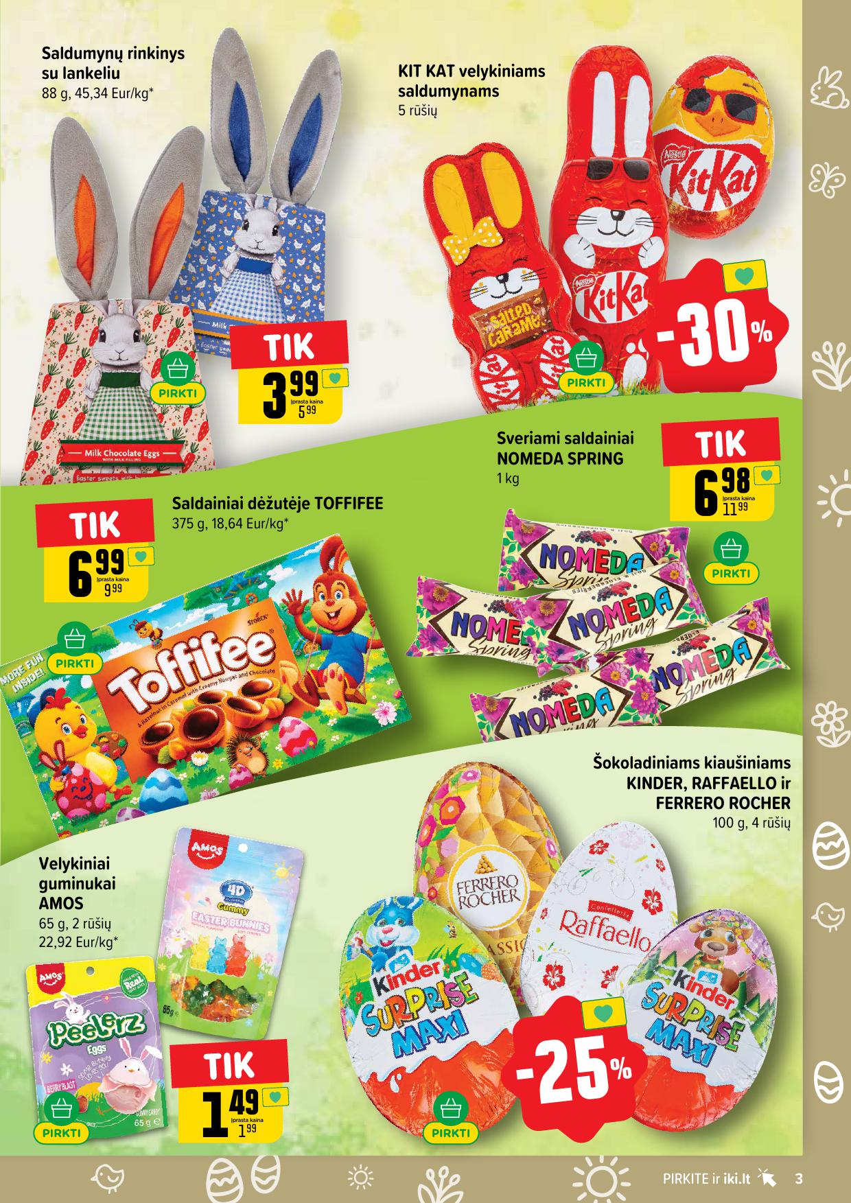 Naujausias IKI kaininis katalogas 2026.03.16 - 2026.03.22