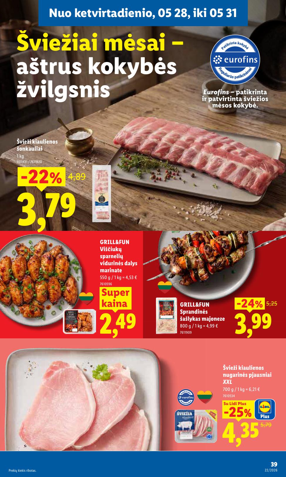 Naujausias LIDL kaininis katalogas 2026.05.25 - 2026.05.31