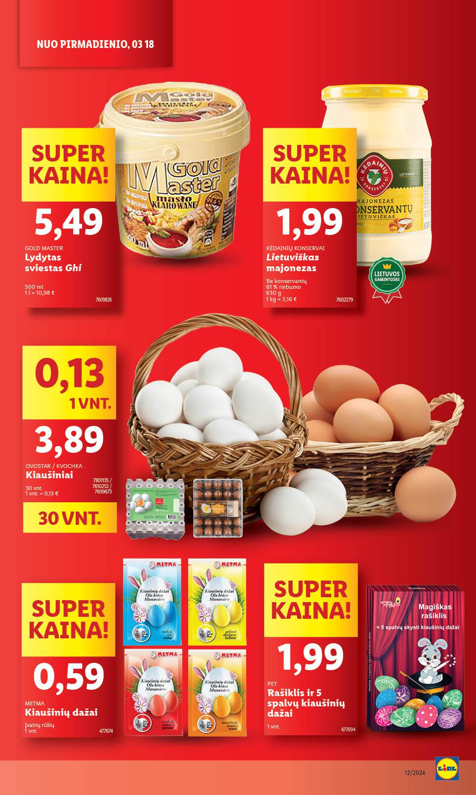 Naujausias LIDL kaininis katalogas 2024.03.18 - 2024.03.24