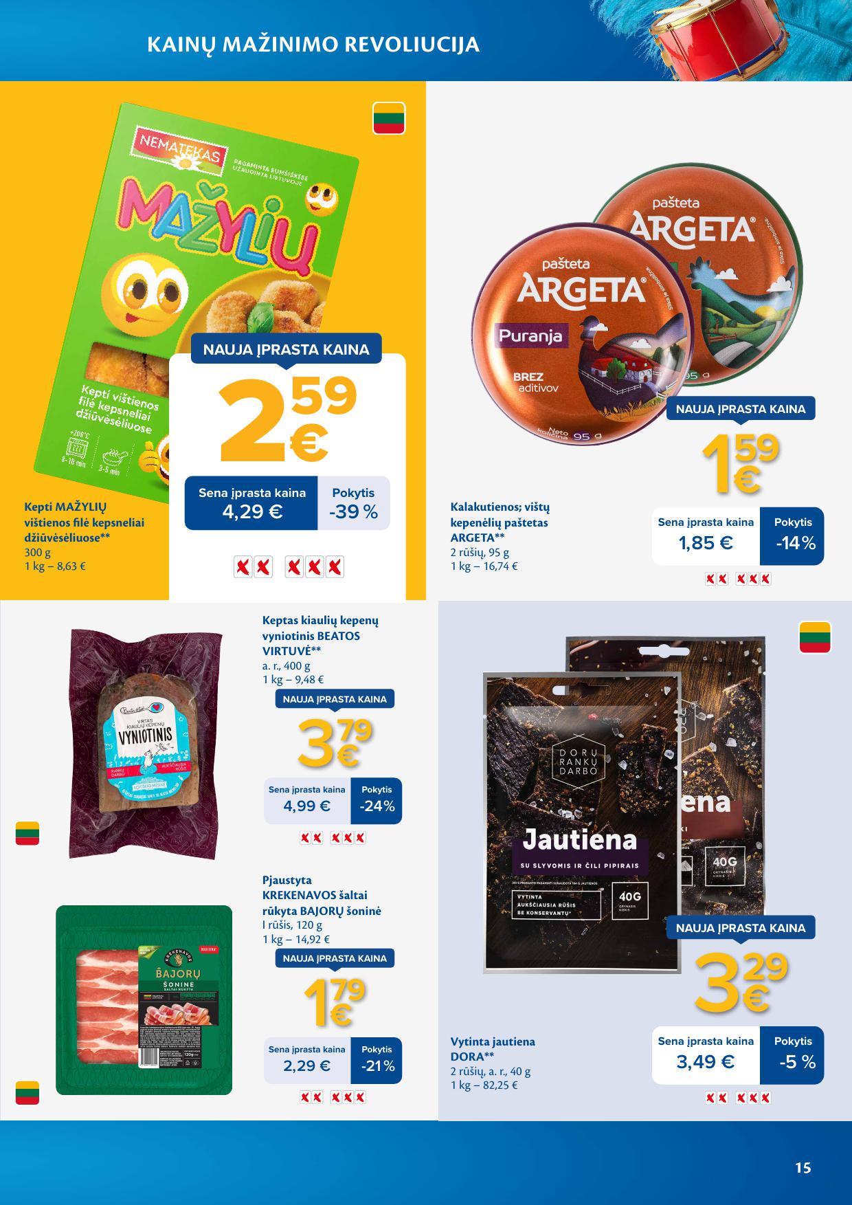 MAXIMA nuolaidų leidinys "Kainų mažinimo revoliucija"