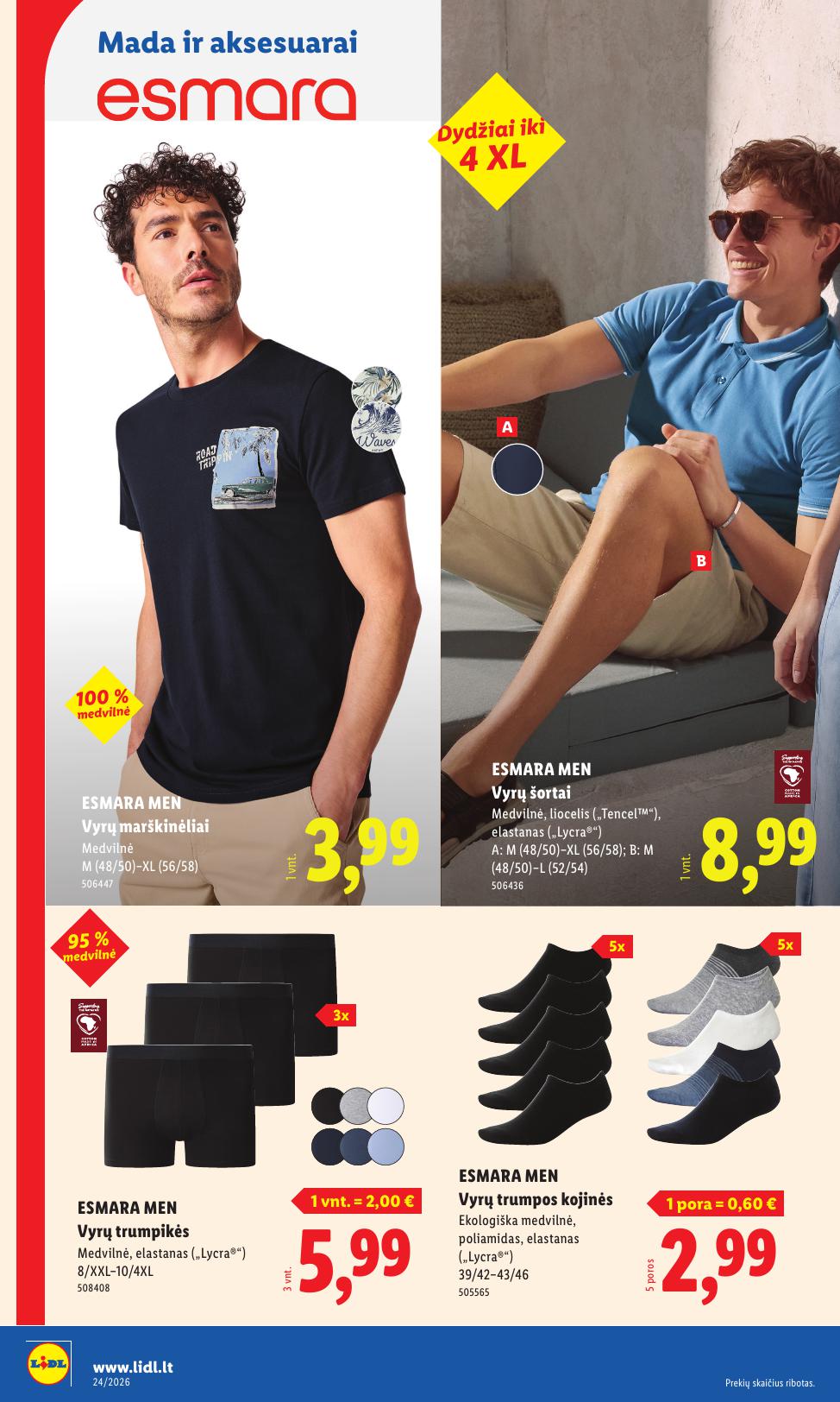 LIDL ne maisto prekių leidinys 2026.06.08 - 2026.06.14