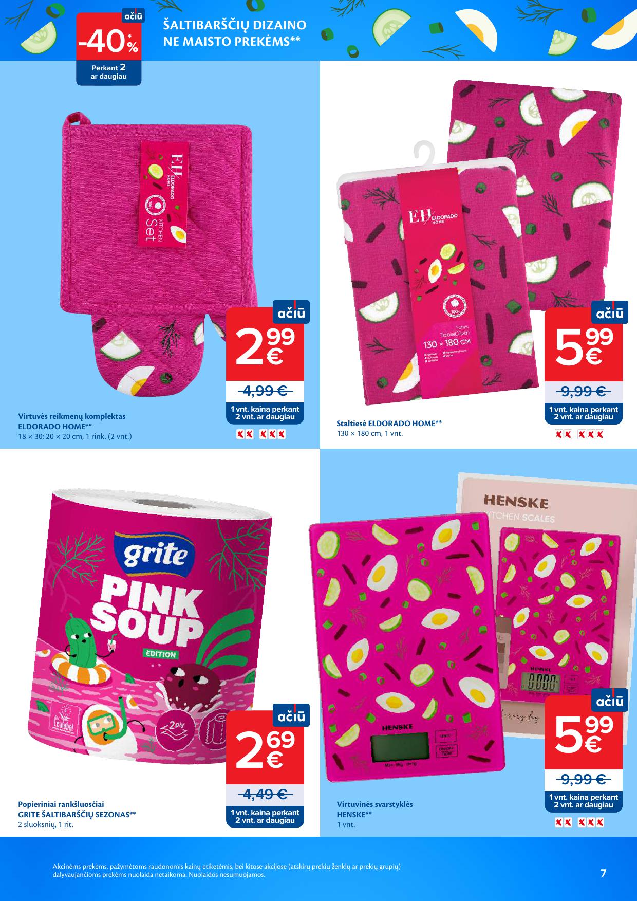 MAXIMA katalogas "ŠALTIBARŠČIŲ MĖNUO" 2026.04.21 - 2026.06.01