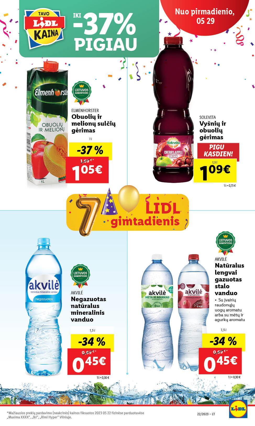 Naujausias LIDL kaininis katalogas 2023.05.29 - 2023.06.04