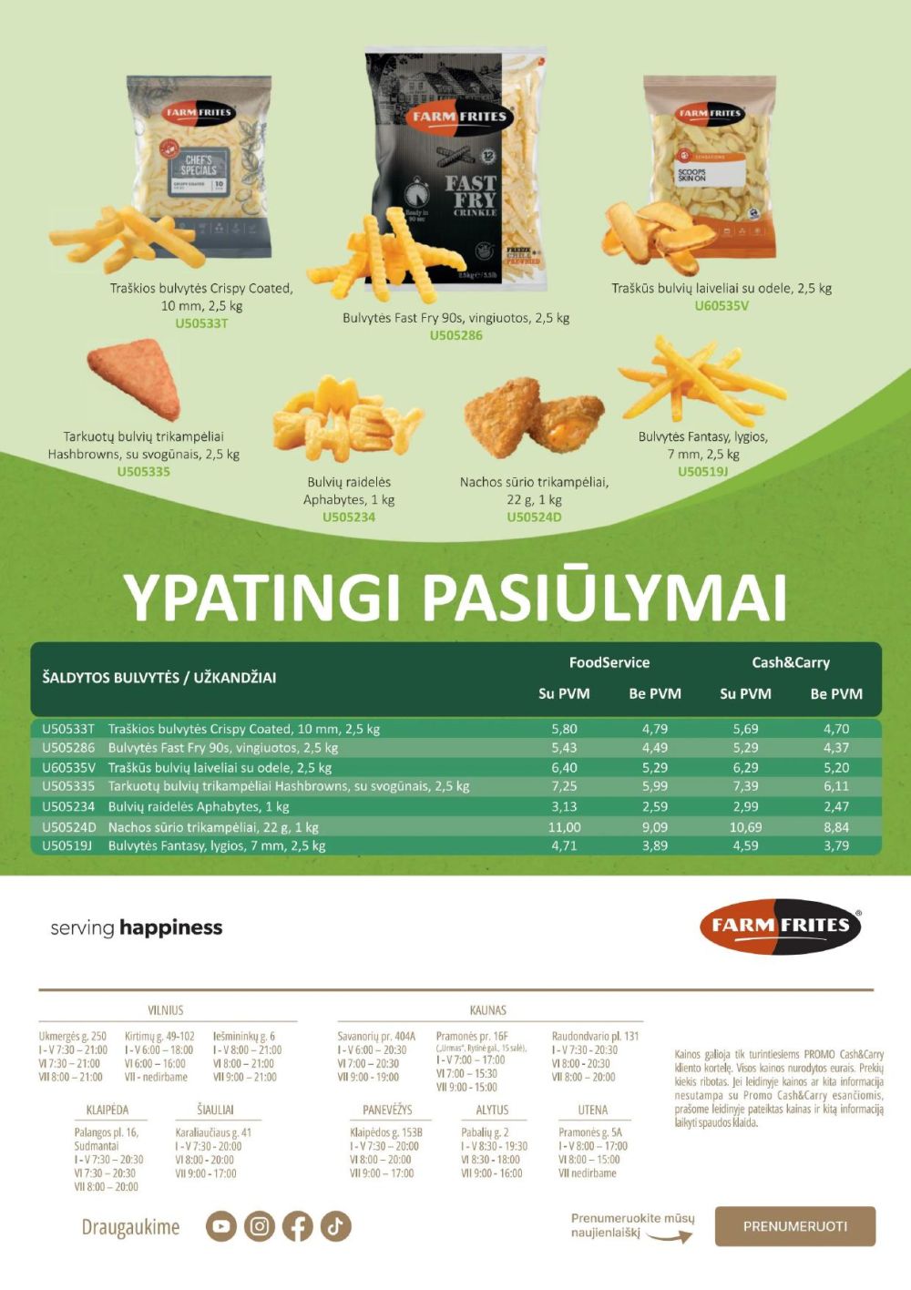 PROMO Cash&Carry leidinys nuo 2026.02.01 iki 2026.02.28