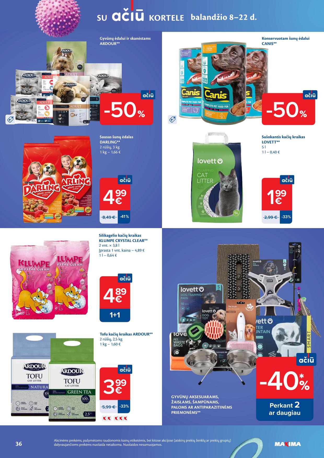 Naujausias MAXIMA kaininis katalogas 2026.04.14 - 2026.04.20