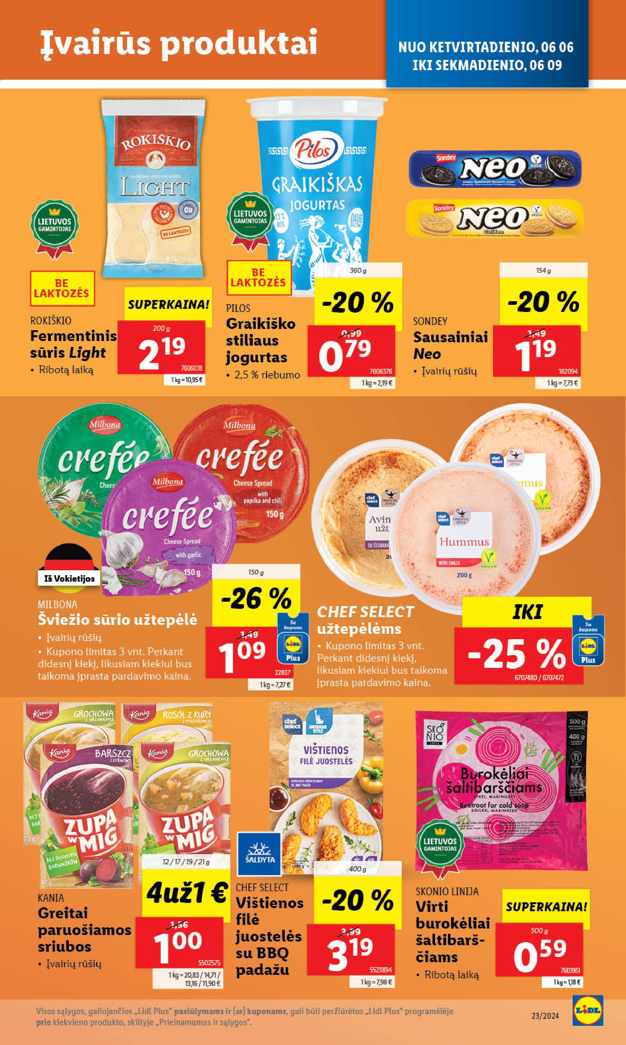 Naujausias LIDL kaininis katalogas 2024.06.03 - 2024.06.09
