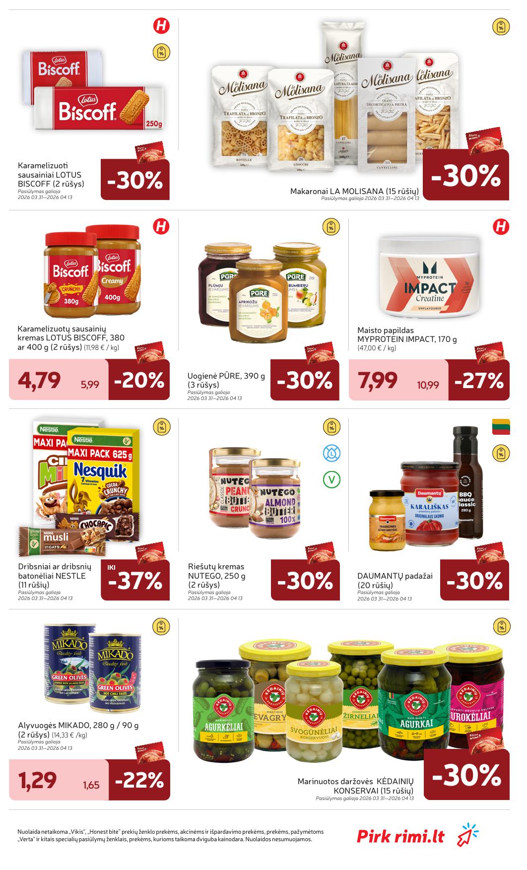 Naujausias RIMI kaininis katalogas 2026.04.07 - 2026.04.13