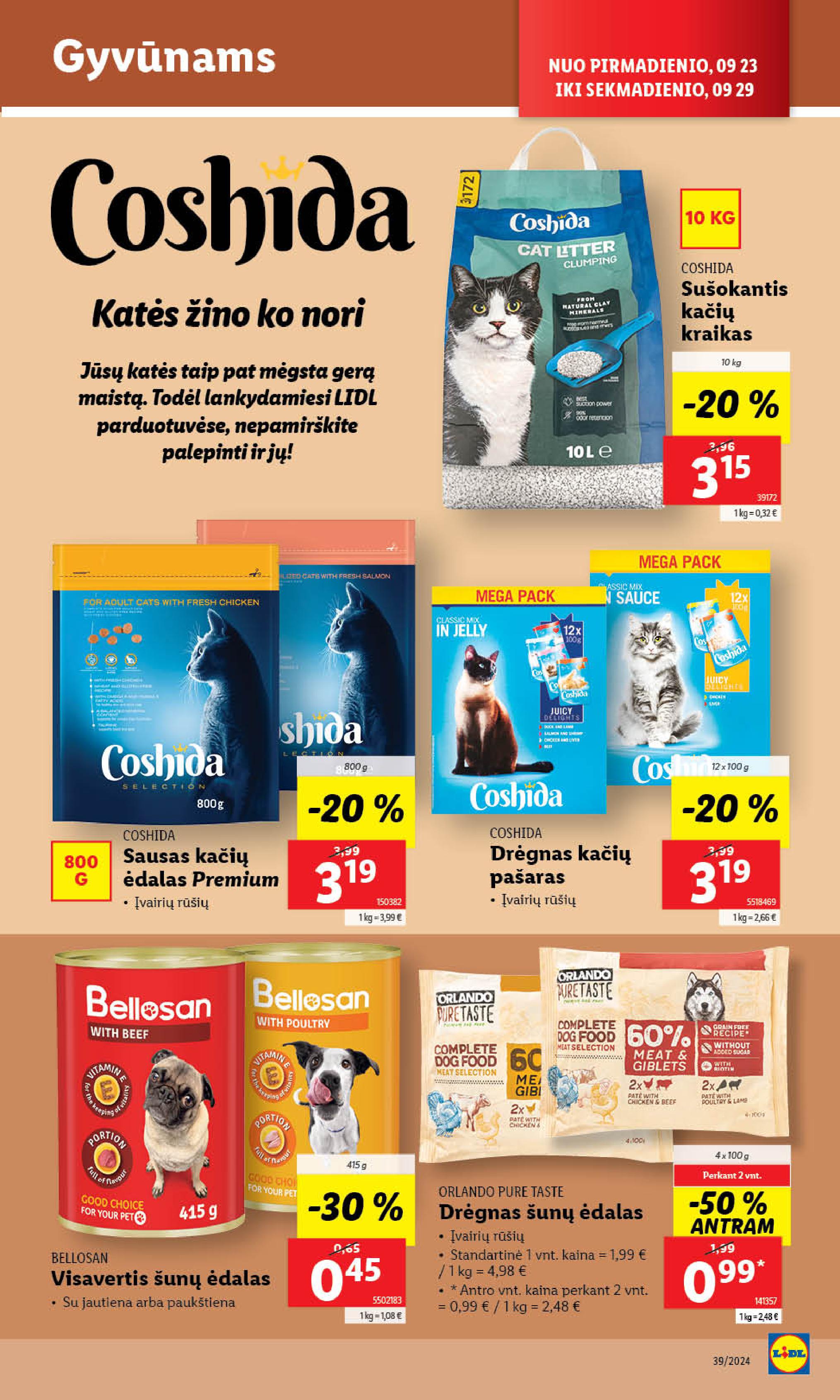 Naujausias LIDL kaininis katalogas 2024.09.23 - 2024.09.29