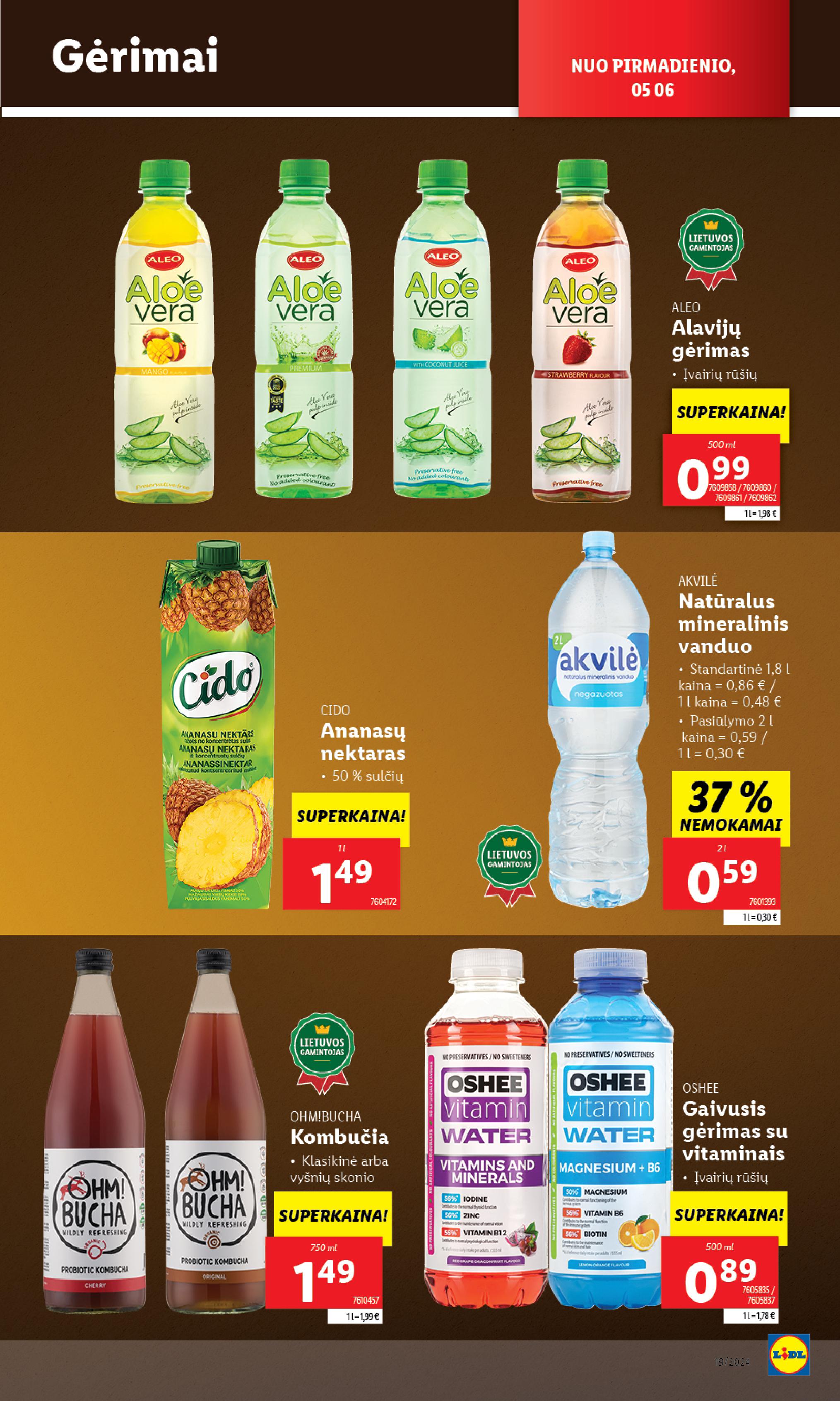 Naujausias LIDL kaininis katalogas 2024.05.06 - 2024.05.12