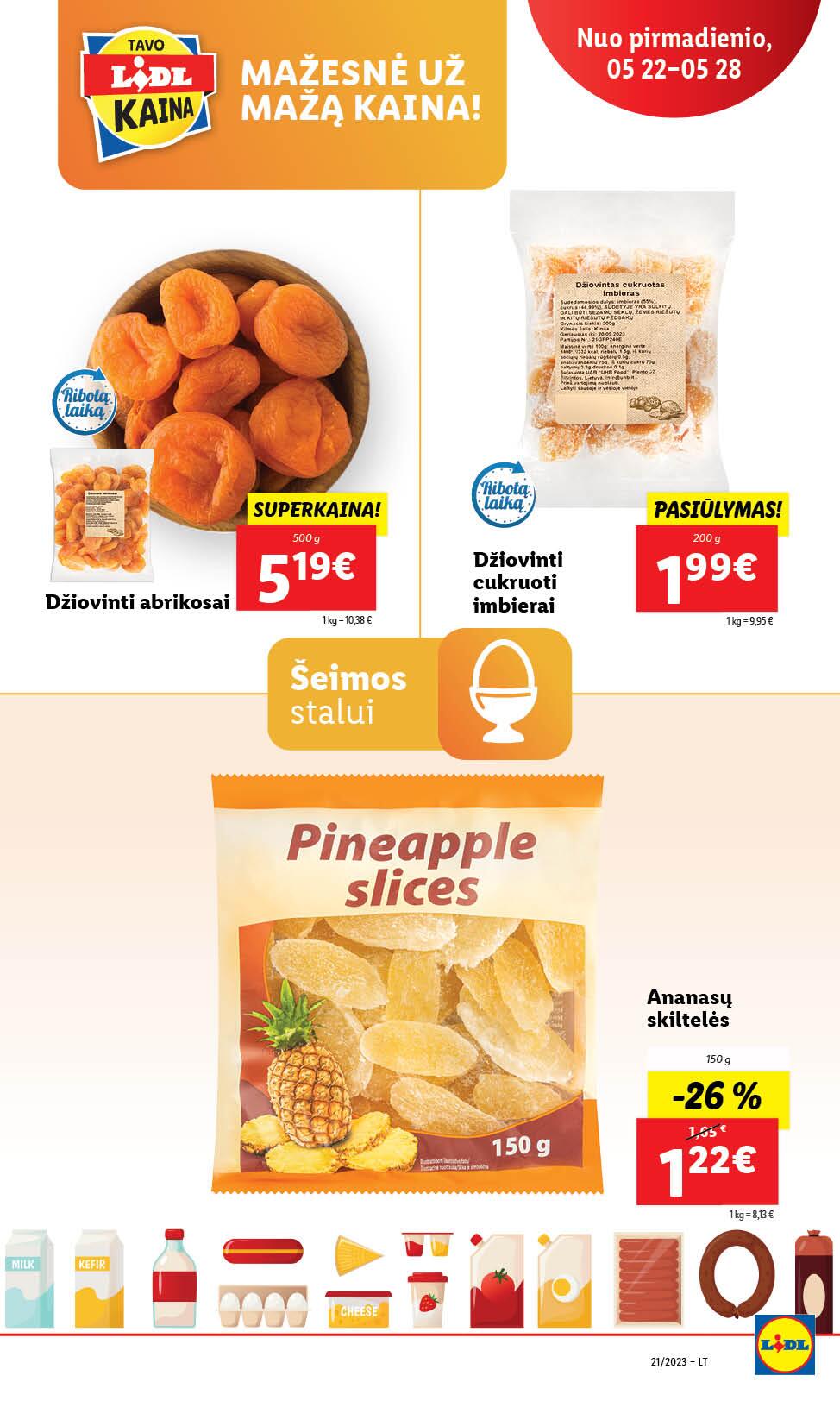 Naujausias LIDL kaininis katalogas 2023.05.22 - 2023.05.28