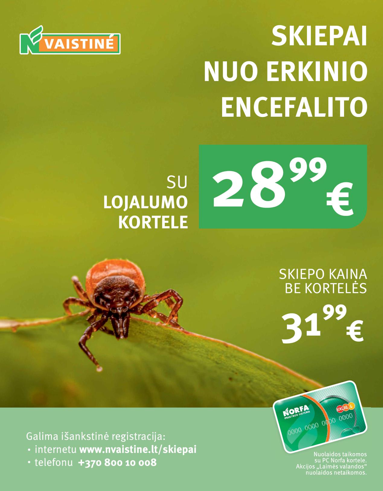 Naujas NORFOS vaistinės leidinys nuo 2026.07.01 - 2026.07.31