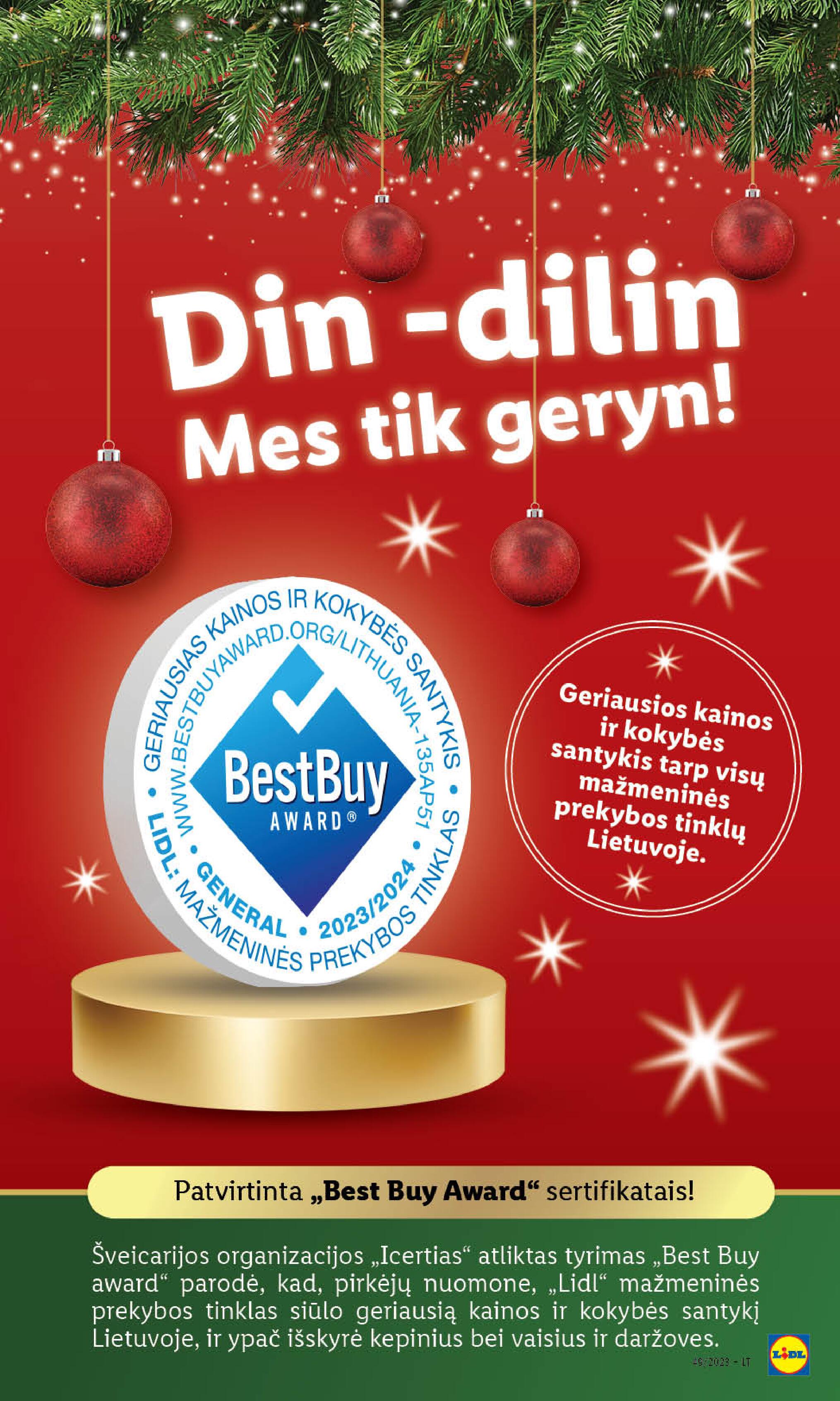 Naujausias LIDL kaininis katalogas 2023.12.04 - 2023.12.10