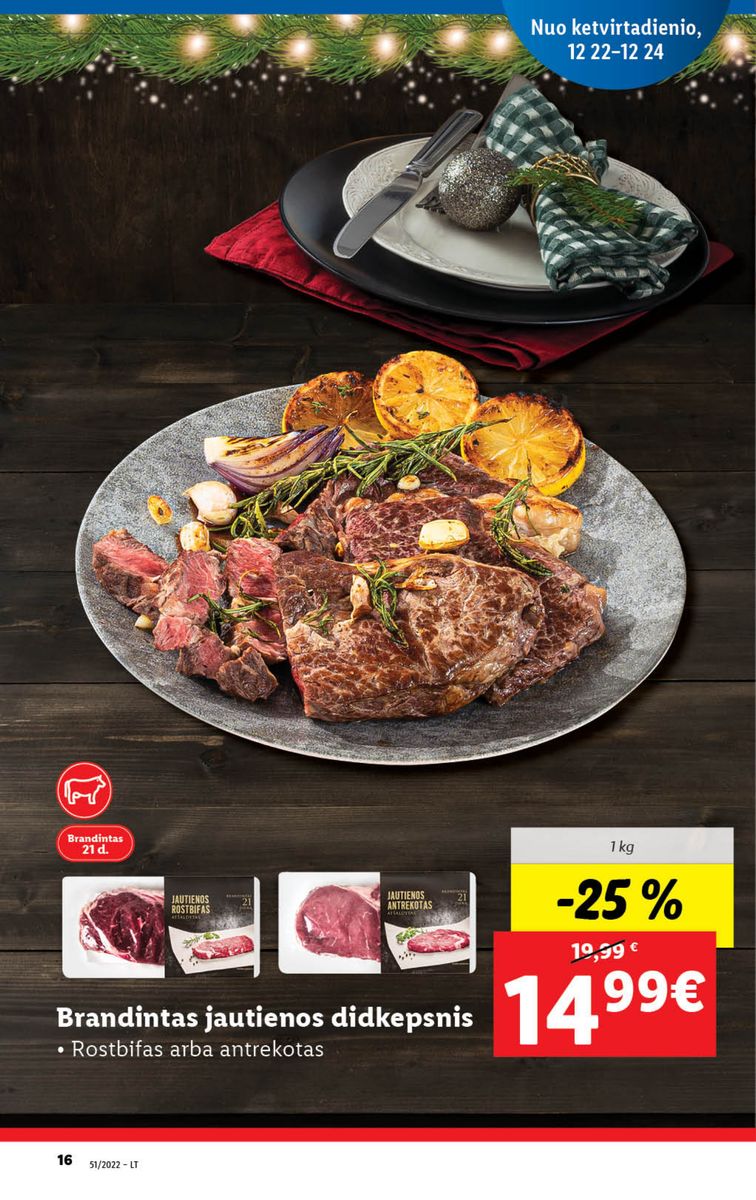 Naujausias LIDL kaininis katalogas 2022.12.19 - 2022.12.25