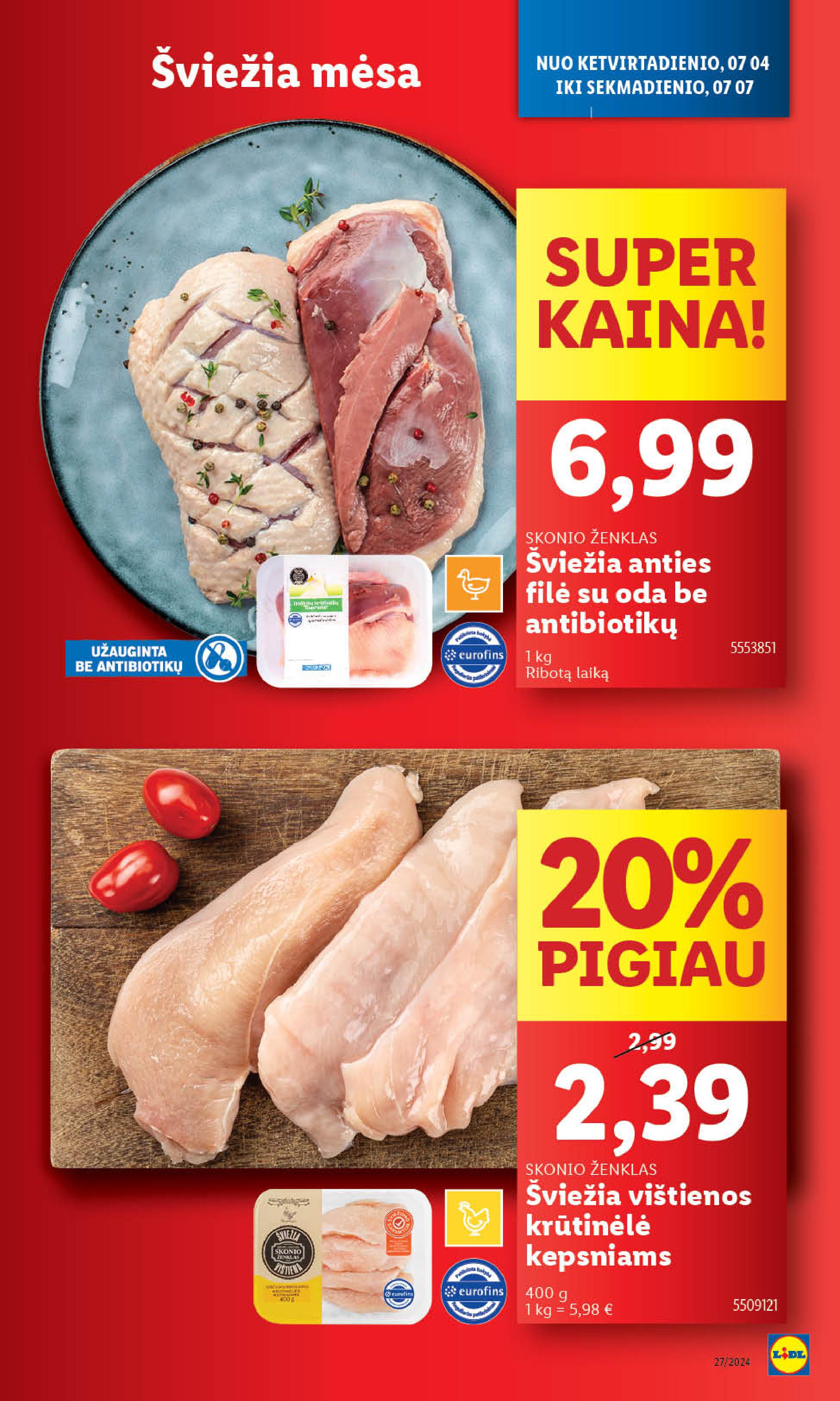 Naujausias LIDL kaininis katalogas 2024.07.01 - 2024.07.07