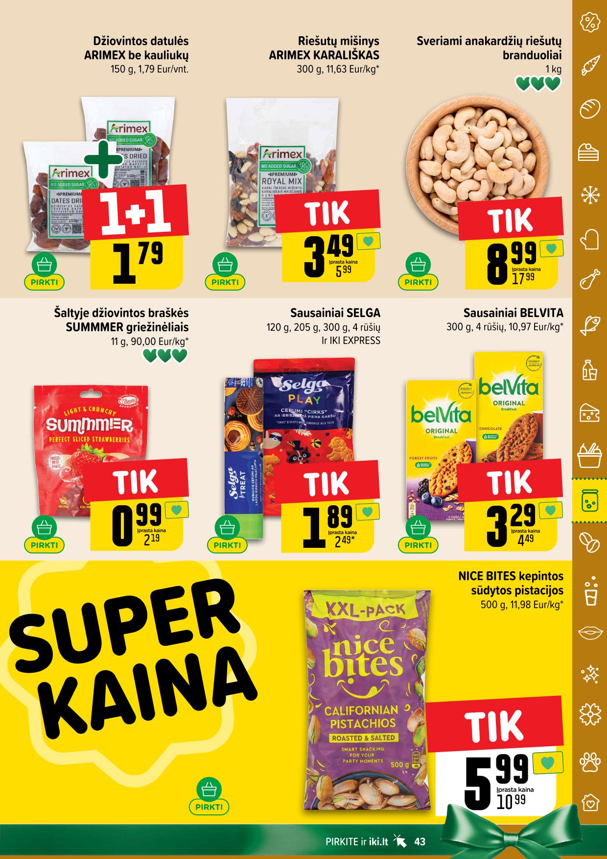 Naujausias IKI kaininis katalogas 2025.11.10 - 2025.11.16