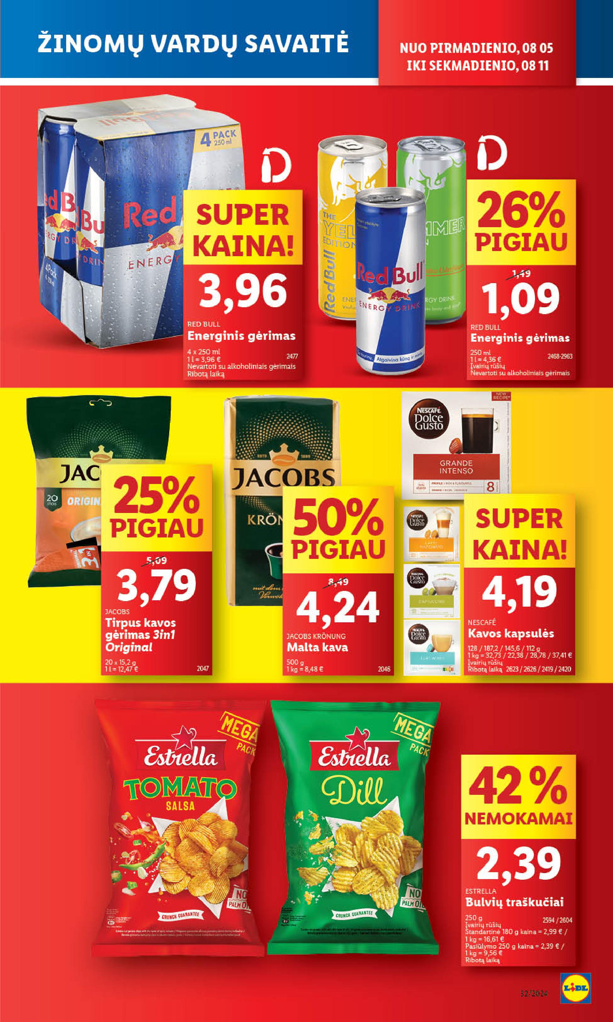 Naujausias LIDL kaininis katalogas 2024.08.05 - 2024.08.11