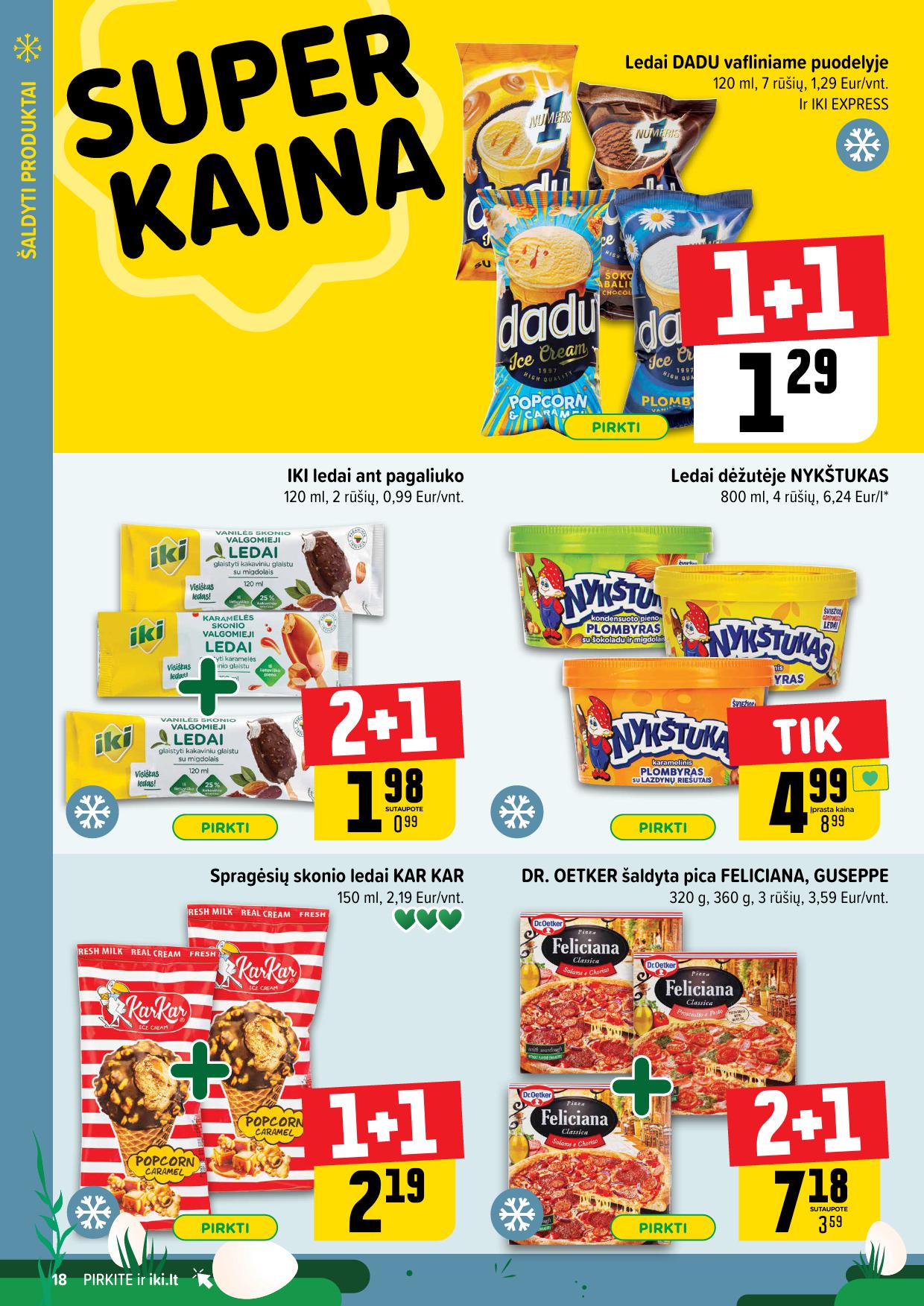 IKI SAVAITĖLĖ akcijų ir nuolaidų leidinys Nr.15 2025.04.07 - 2025.04.13