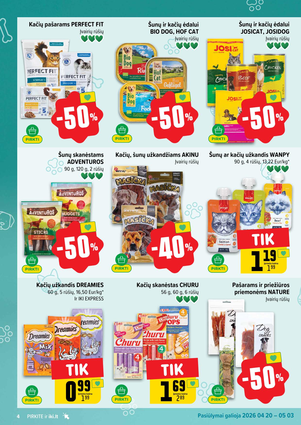 Naujausias IKI kaininis katalogas 2026.04.27 - 2026.05.03