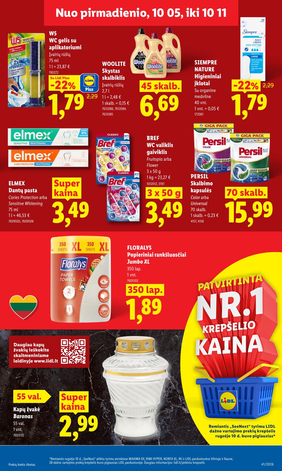 Naujausias LIDL kaininis katalogas 2026.10.05 - 2026.10.11
