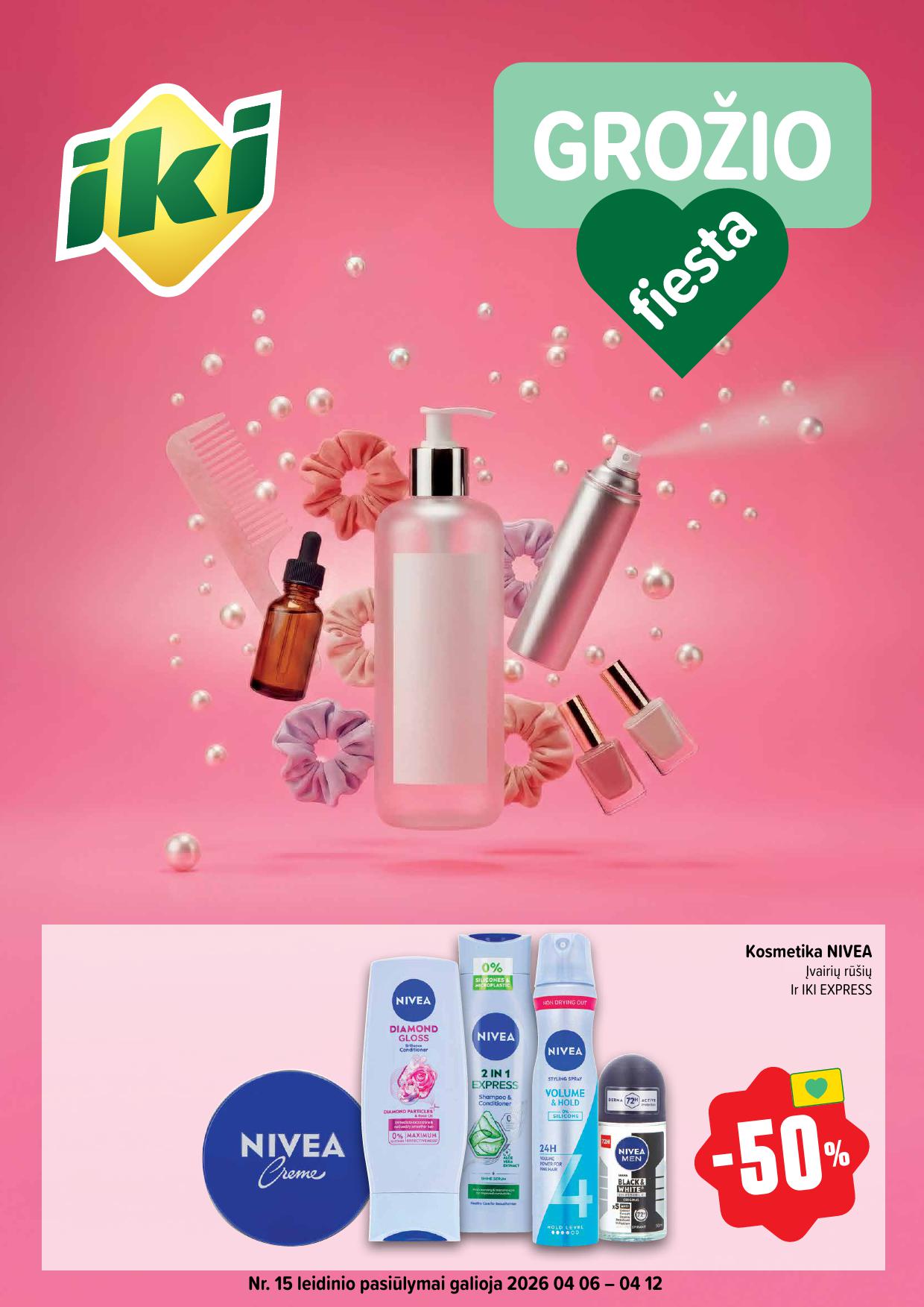 IKI nuolaidų katalogas "Grožio fiesta"